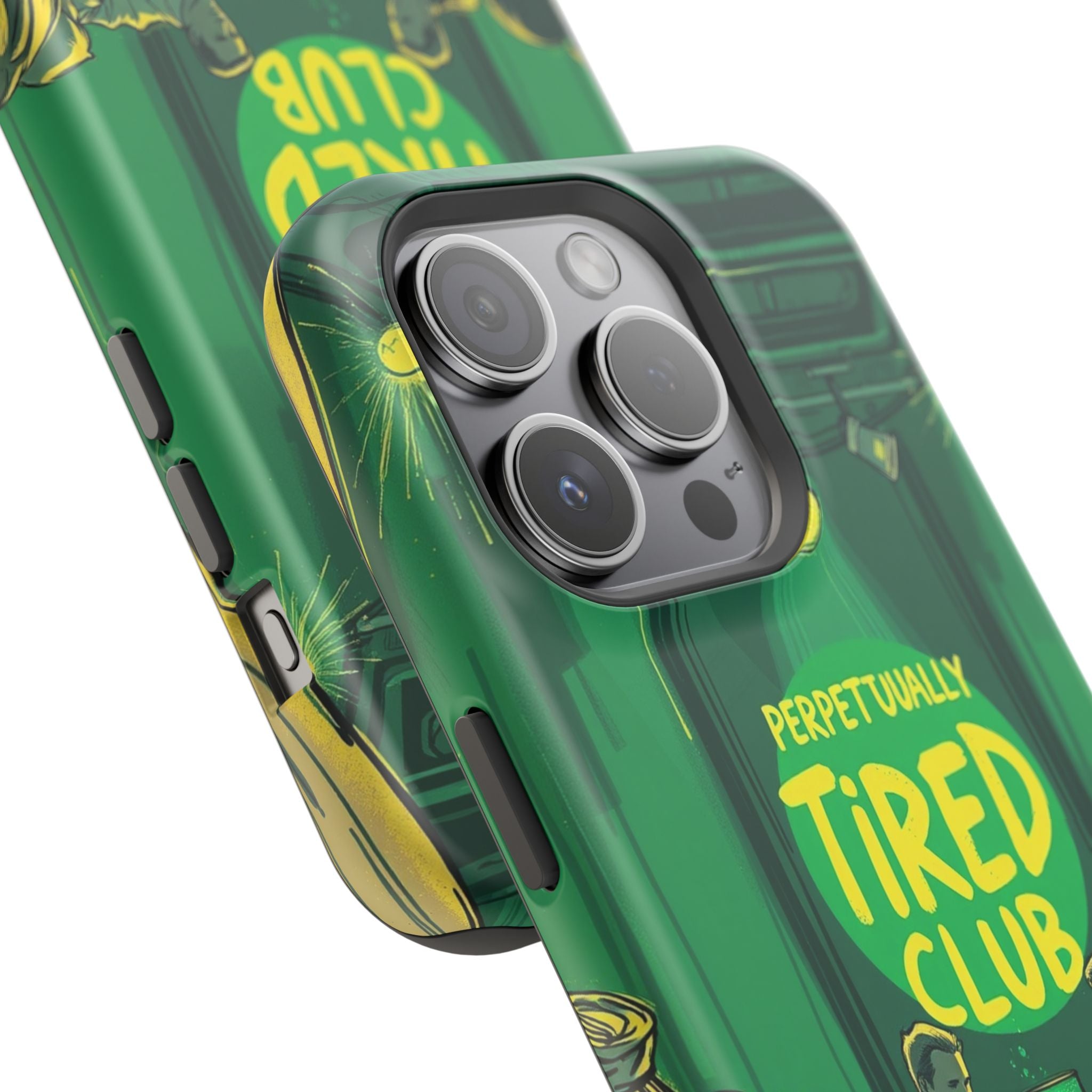 iPhone Radiant Perpetually Tired Club Design Slim Everyday Designer Case · iPhon