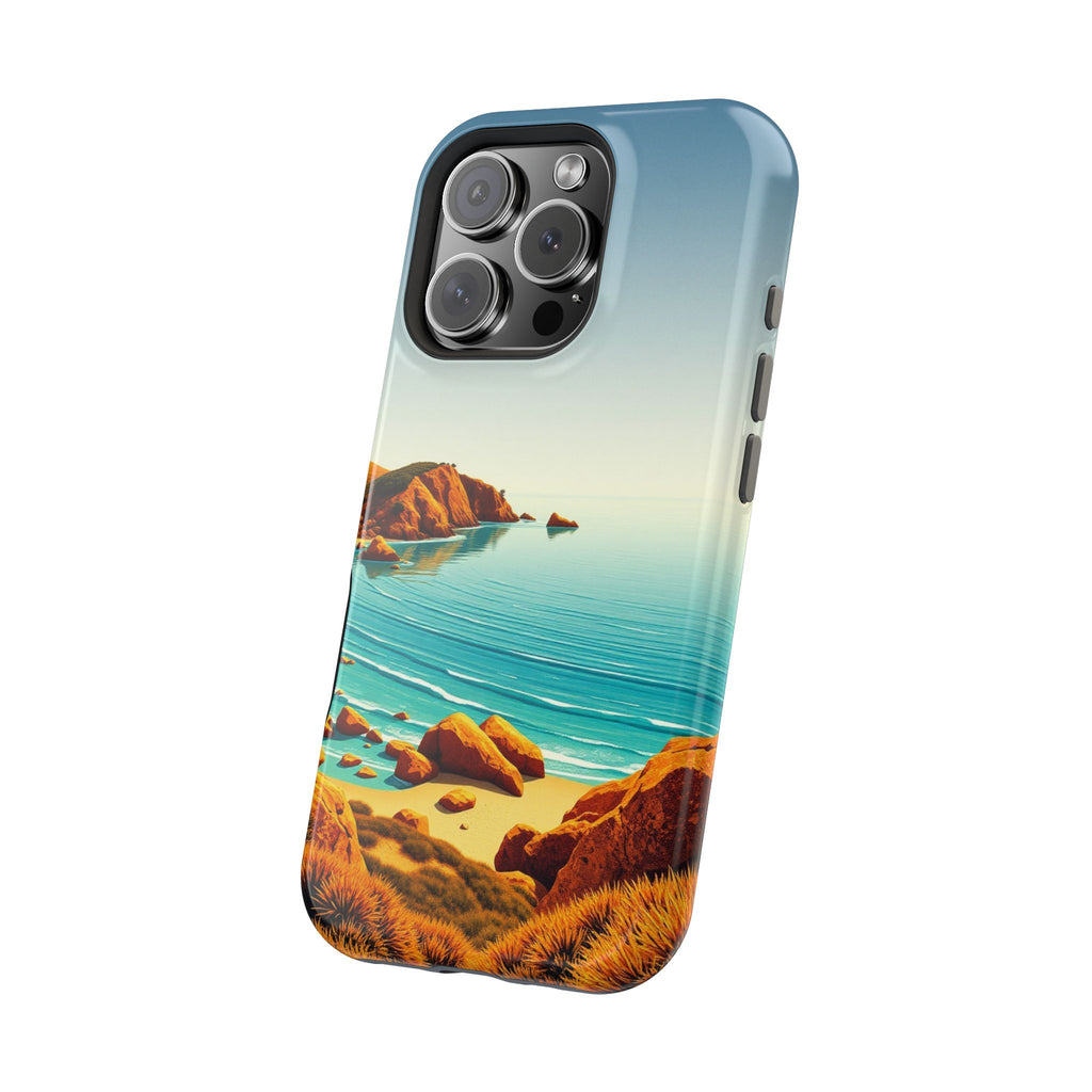 iPhone Mustard And Rust Pebble Beach Slim Everyday iPhone 14 Designer · iPhone C
