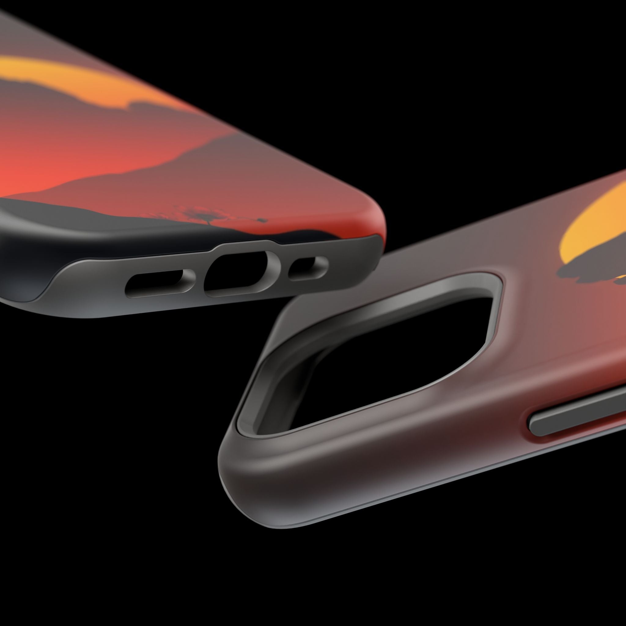 iPhone Sunset Amber And Peach Gradient Bloom Slim iPhone Everyday · iPhone Case