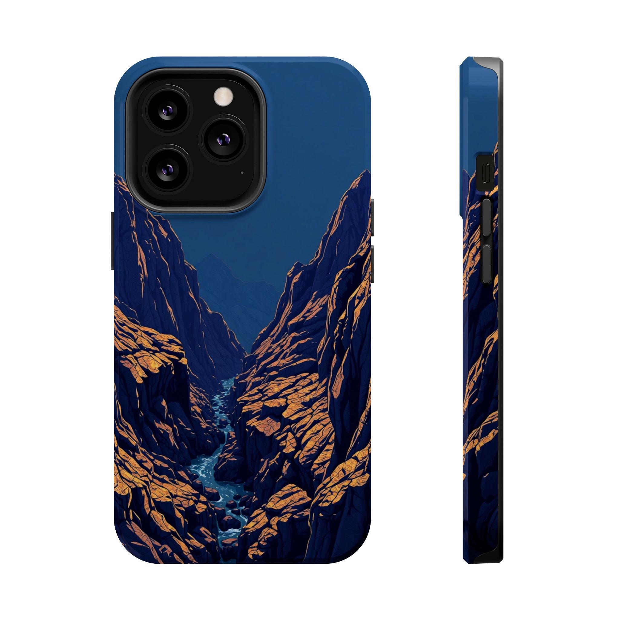 iPhone Indigo And Violet Rocky Coastline Slim Everyday iPhone Designer · iPhone