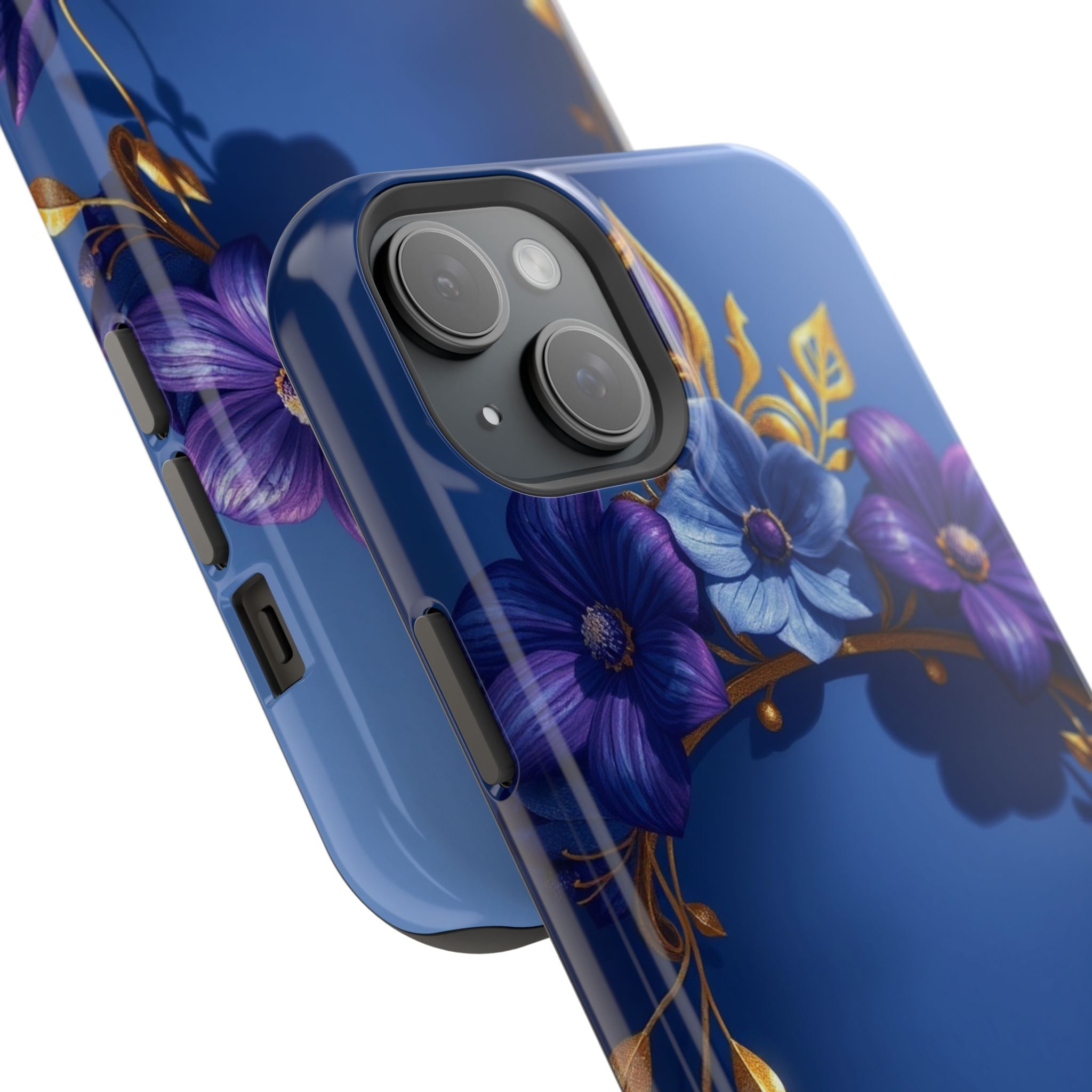 iPhone Vibrant Floral Crown Design 14 Slim Everyday Designer Case · iPhone Case