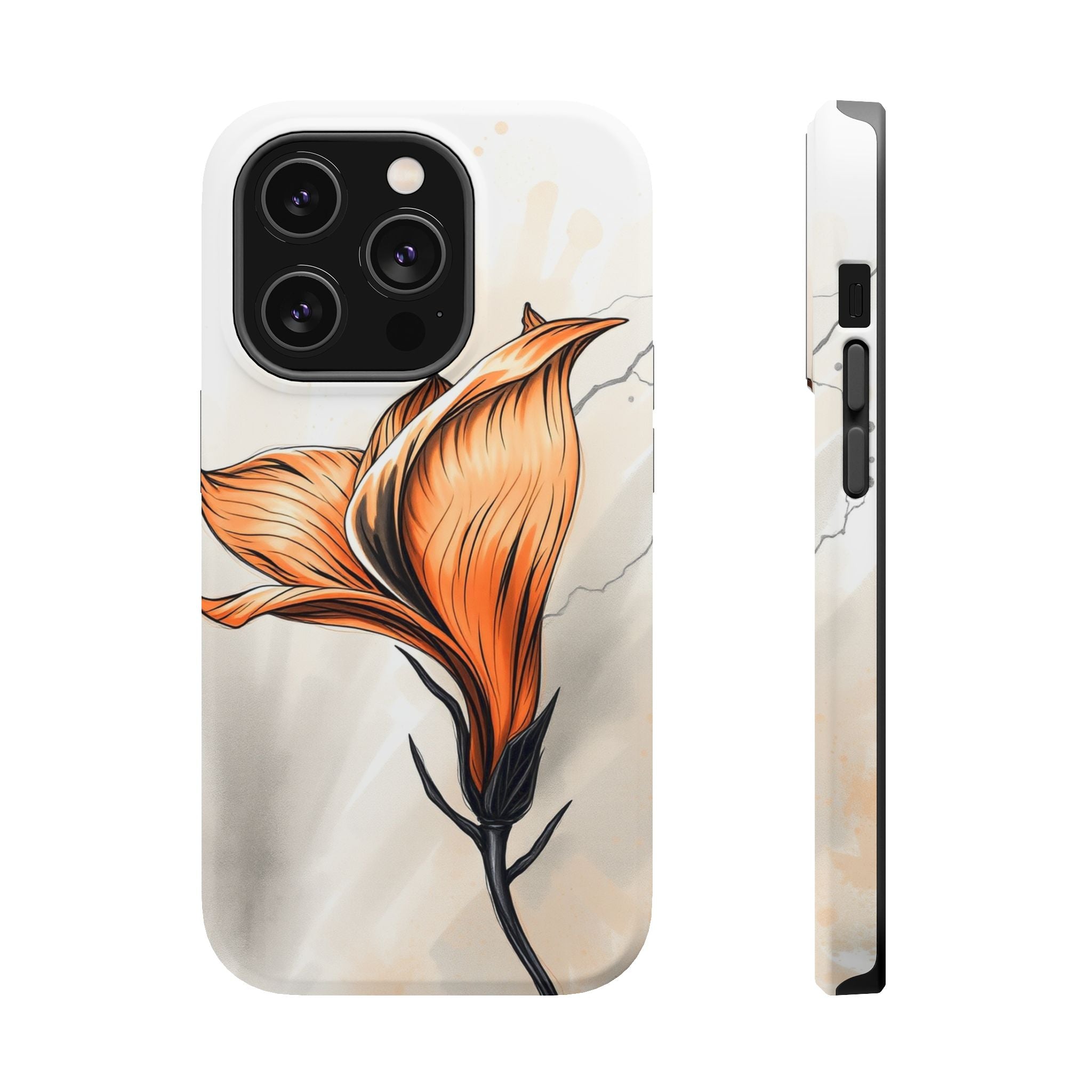 iPhone Dreamy Petal Storm Design Bold Modern Everyday Snap Case · iPhone Case