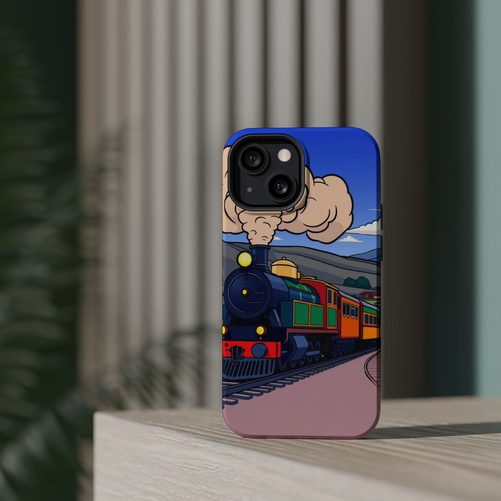 iPhone Steam Locomotive Puff Kids Fun iPhone Phone Case Gift Slim · iPhone Case
