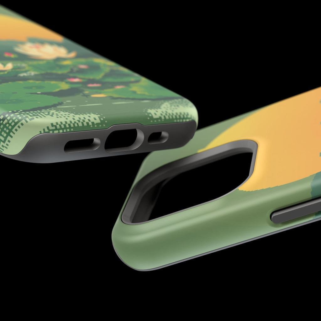 iPhone Lotus Pond Enchanted Art Slim Everyday Designer Case · iPhone Case
