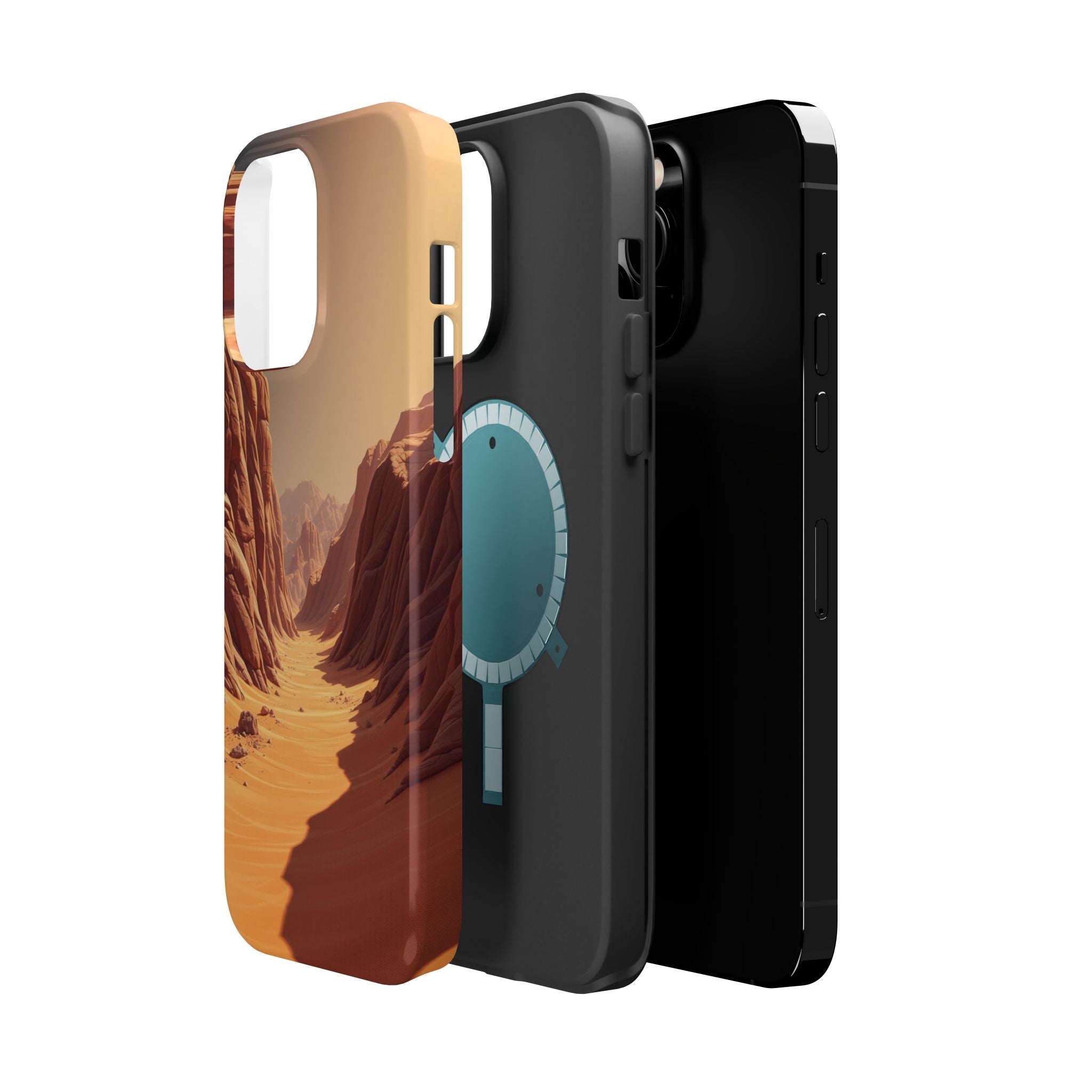 iPhone Burnt Orange And Sand Valley Floor Slim iPhone 20 Everyday · iPhone Case