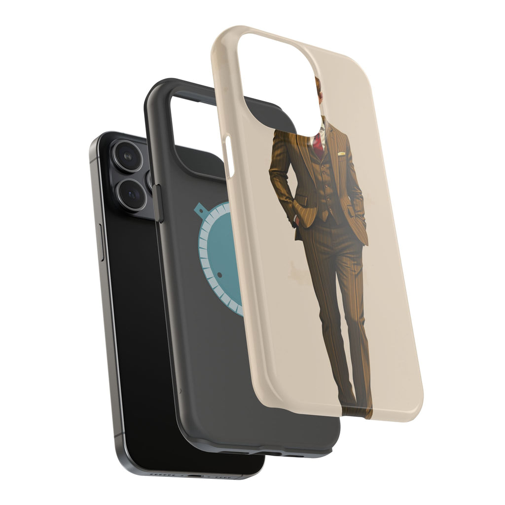 iPhone Pinstripe Suit Grunge Distressed Slim Everyday Designer Case · iPhone Cas