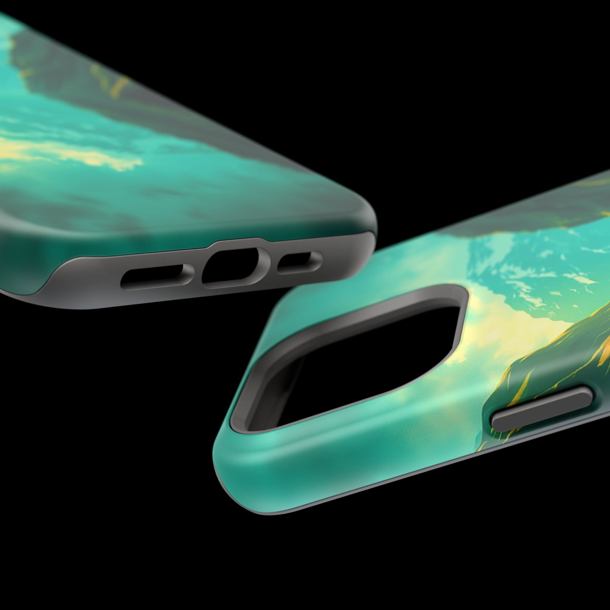 iPhone Fjord Reflection Bold Art Bold Modern Everyday Snap Case · iPhone Case