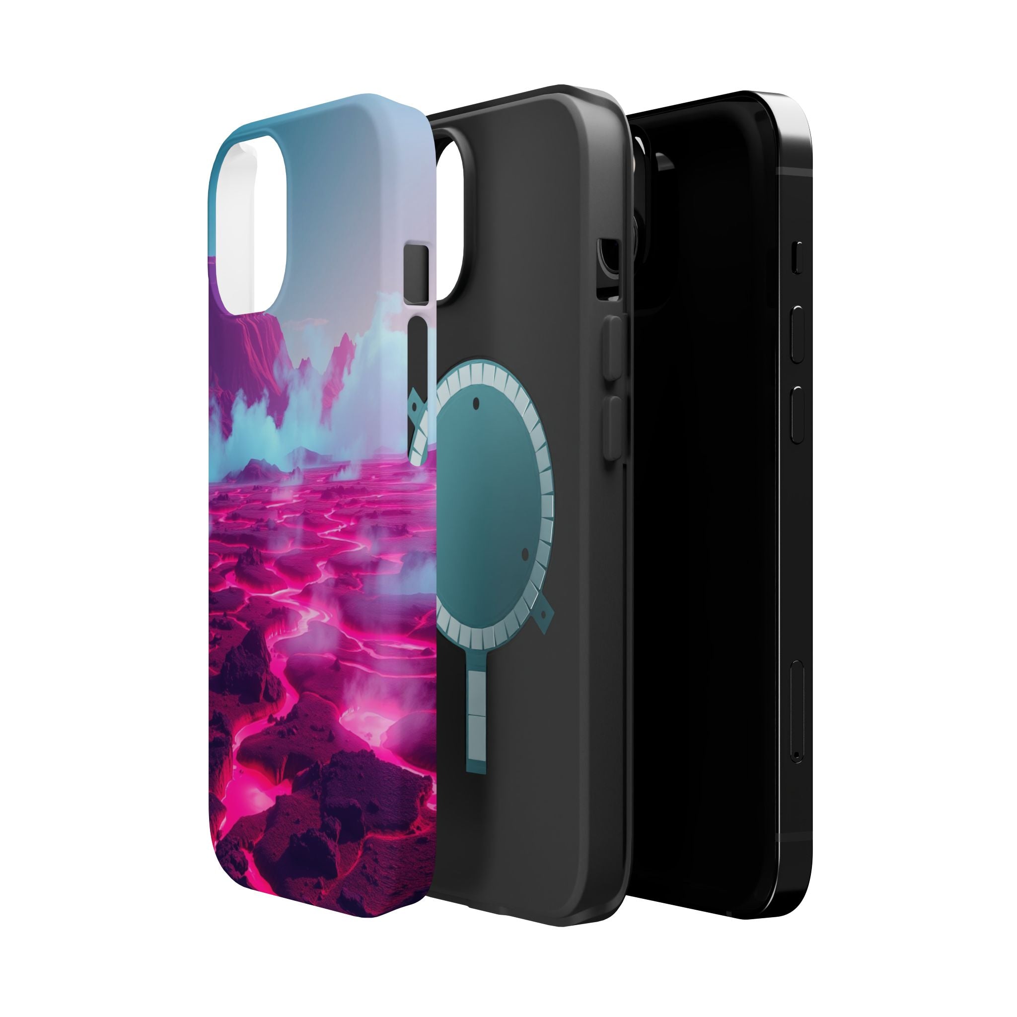 iPhone Lava Field Bold Art 17 Slim Everyday Designer Case · iPhone Case