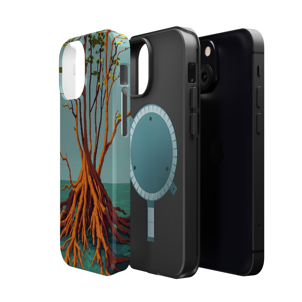 iPhone Mustard And Rust Mangrove Roots Slim Everyday iPhone 13 Designer · iPhone