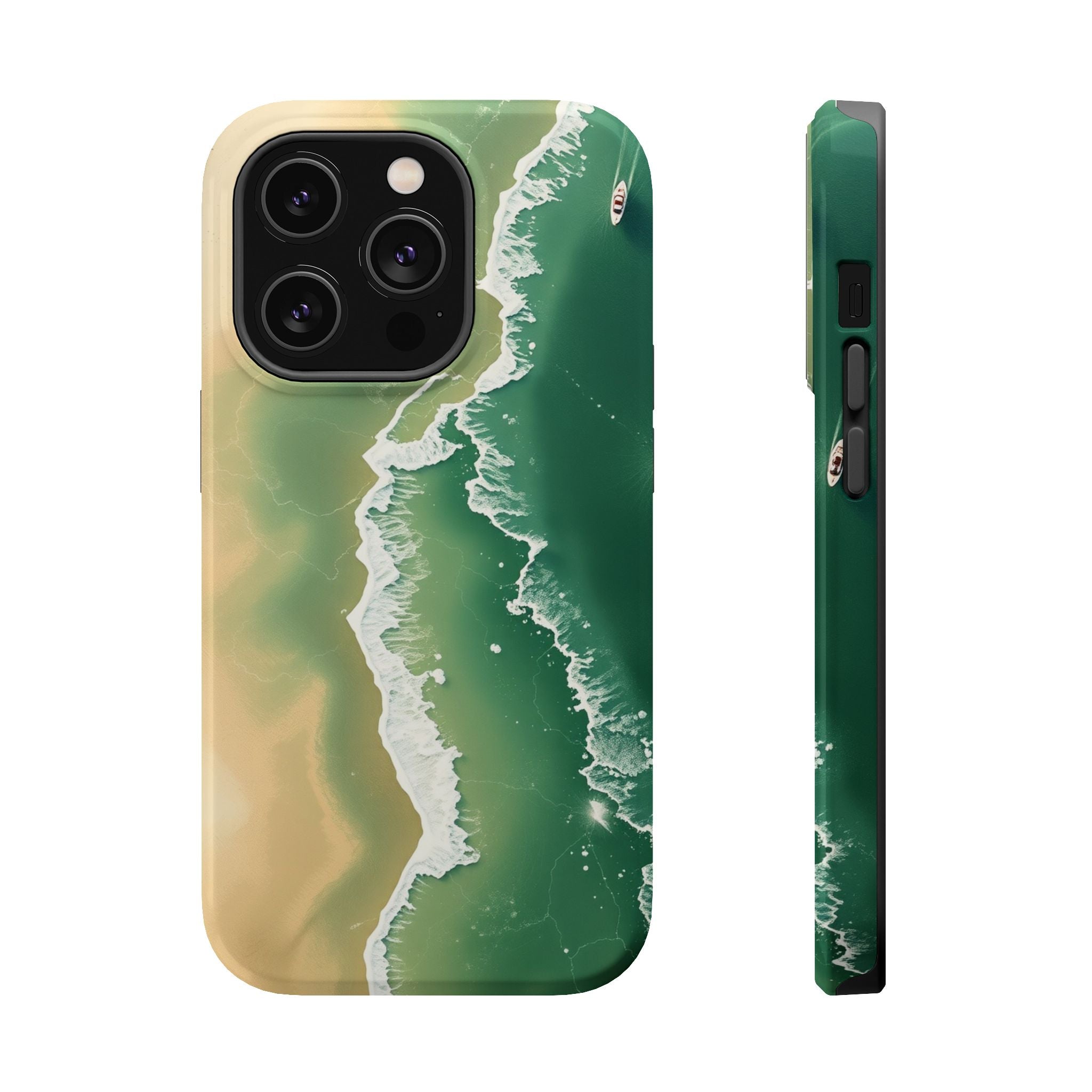 iPhone Shoreline Aerial Bold Art Bold Modern Everyday Snap Case · iPhone Case