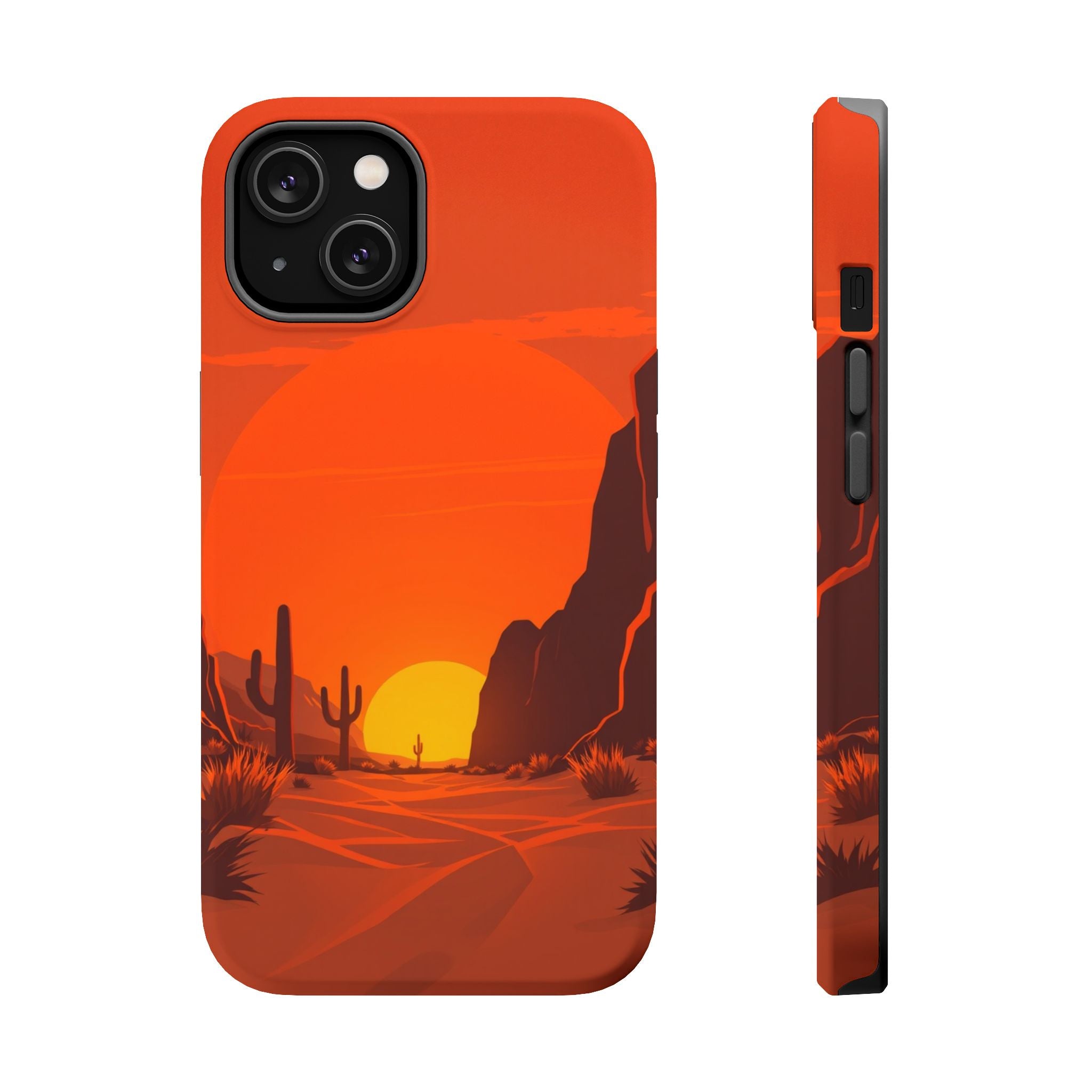 iPhone Burnt Orange And Sand Mesa Sunset Slim Everyday iPhone Designer · iPhone