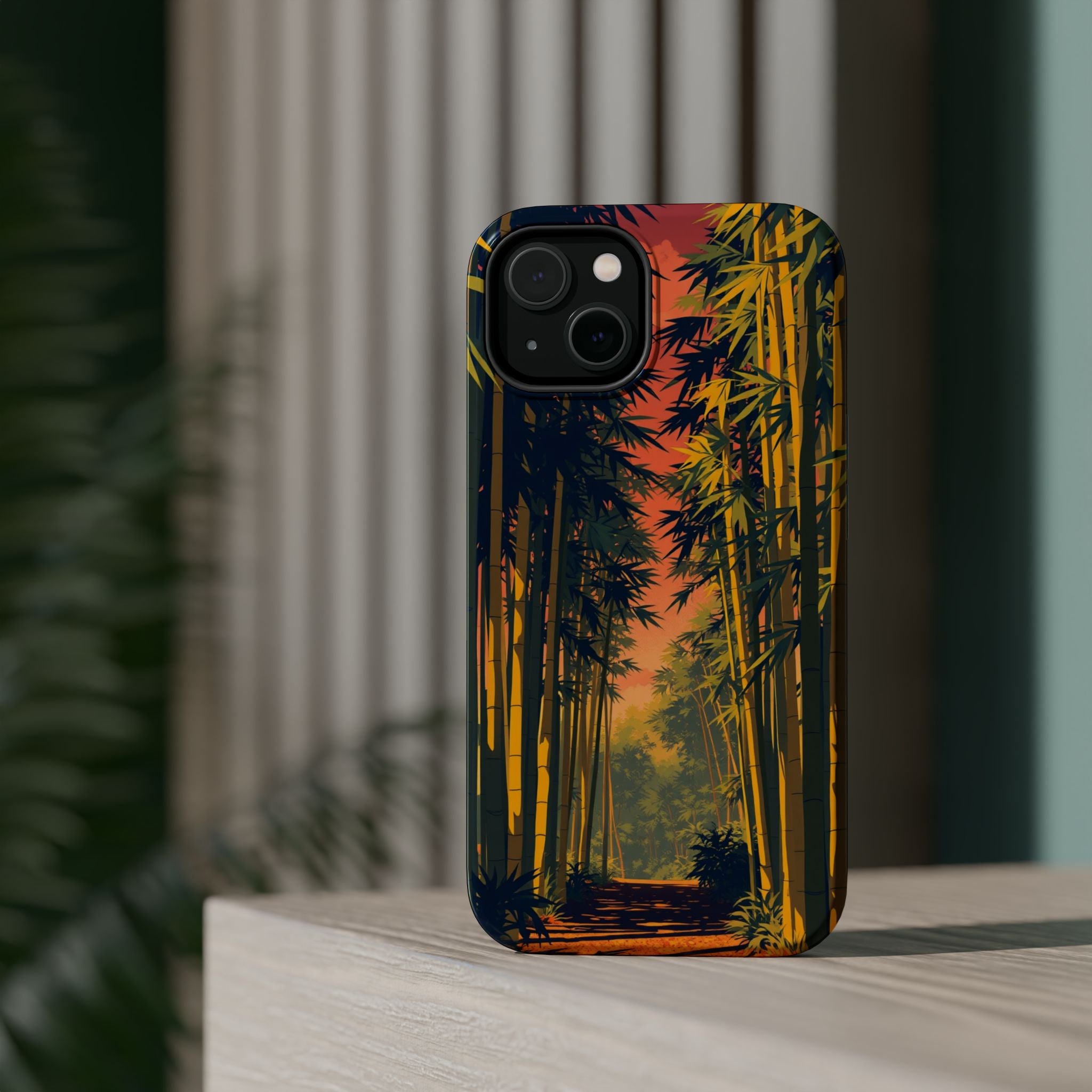 iPhone Bamboo Grove Enchanted Art 13 Slim Everyday Designer Case · iPhone Case