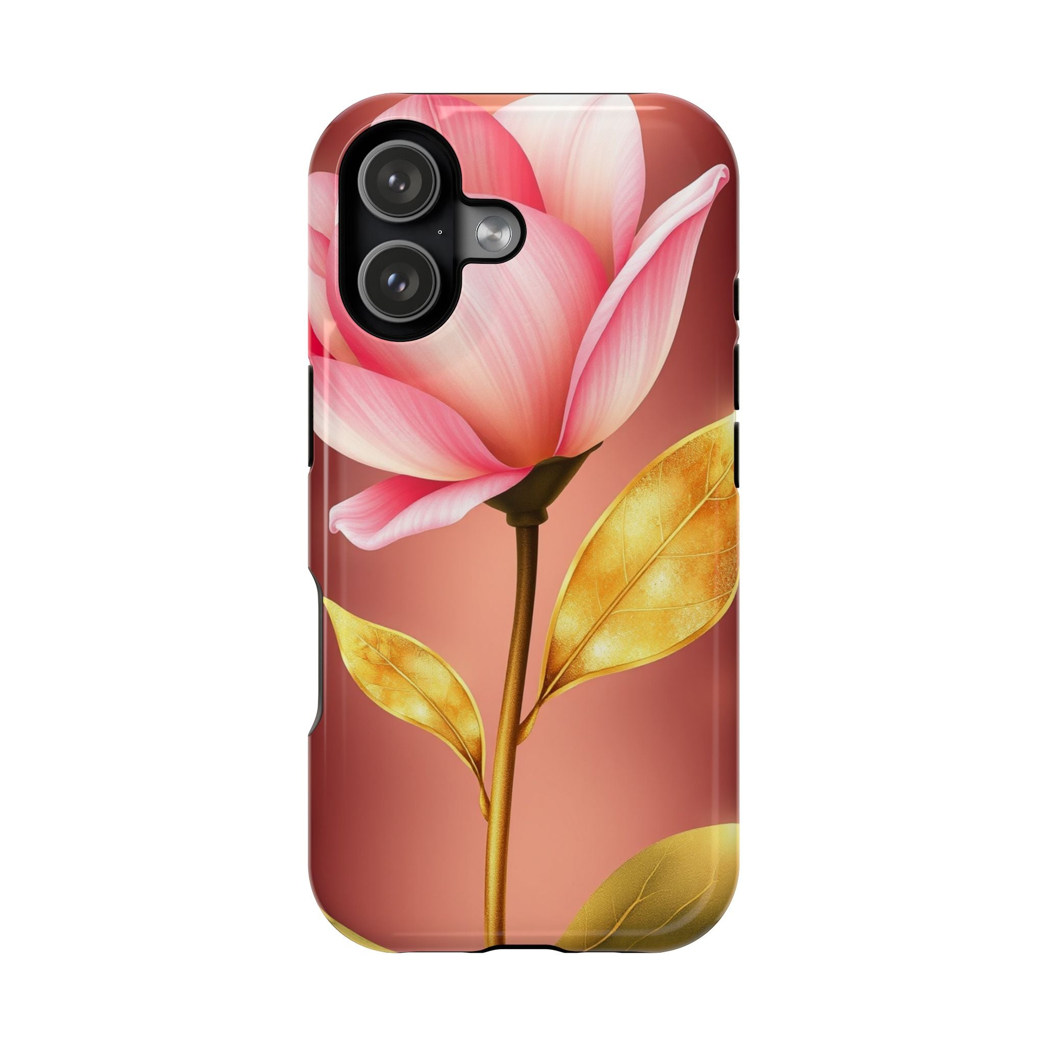iPhone Dreamy Bloom and Leaf Design 14 Slim Everyday Designer Case · iPhone Case