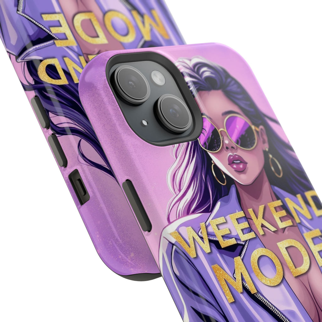 iPhone Lavender And Pearl Weekend Mode On Slim Everyday Designer Case · iPhone C