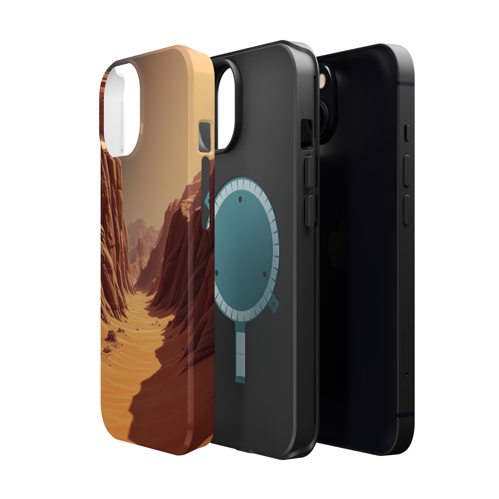 iPhone Burnt Orange And Sand Valley Floor Slim iPhone 20 Everyday · iPhone Case