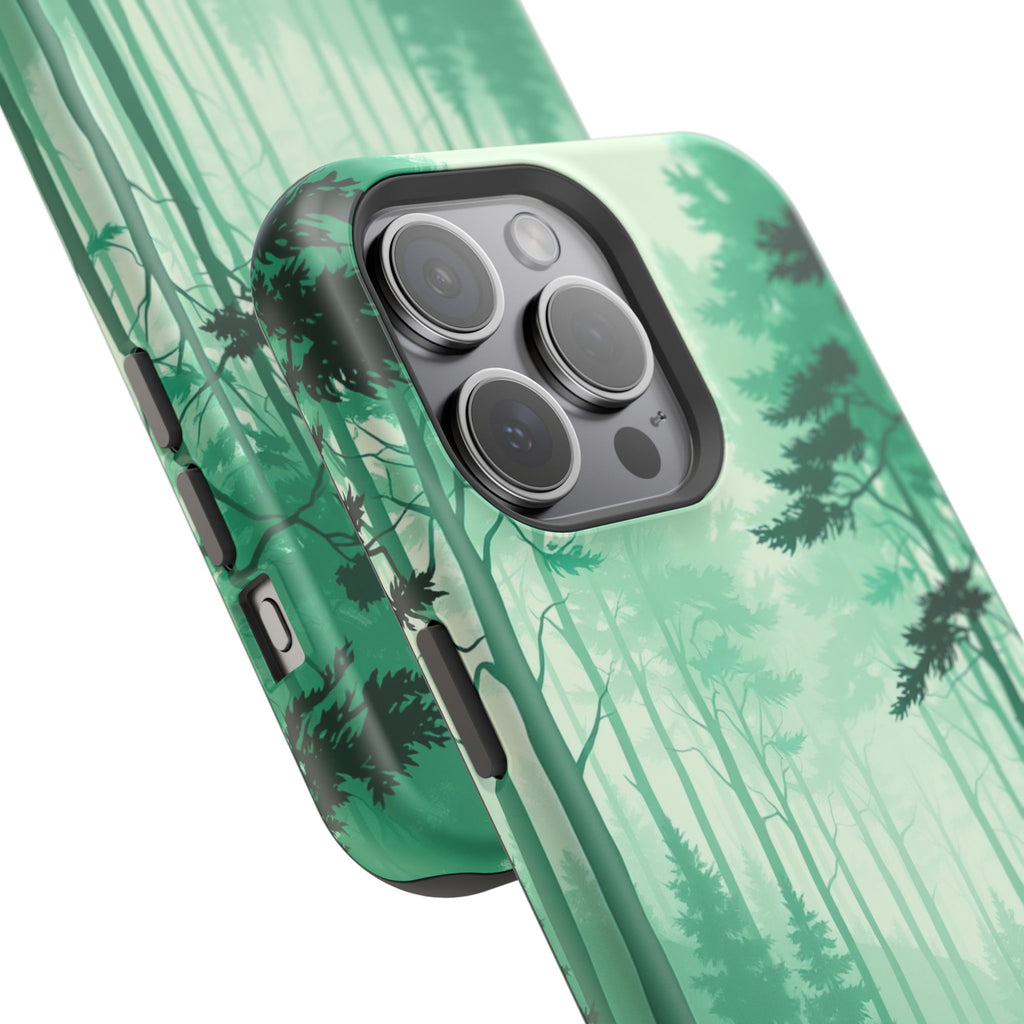 iPhone Earthy Misty Forest Path Design Slim Everyday Designer Case · iPhone Case