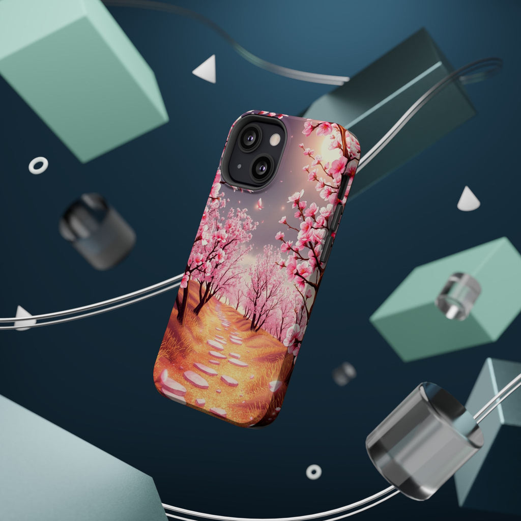 iPhone Dreamy Blossom Trail Design 14 Slim Everyday Designer Case · iPhone Case