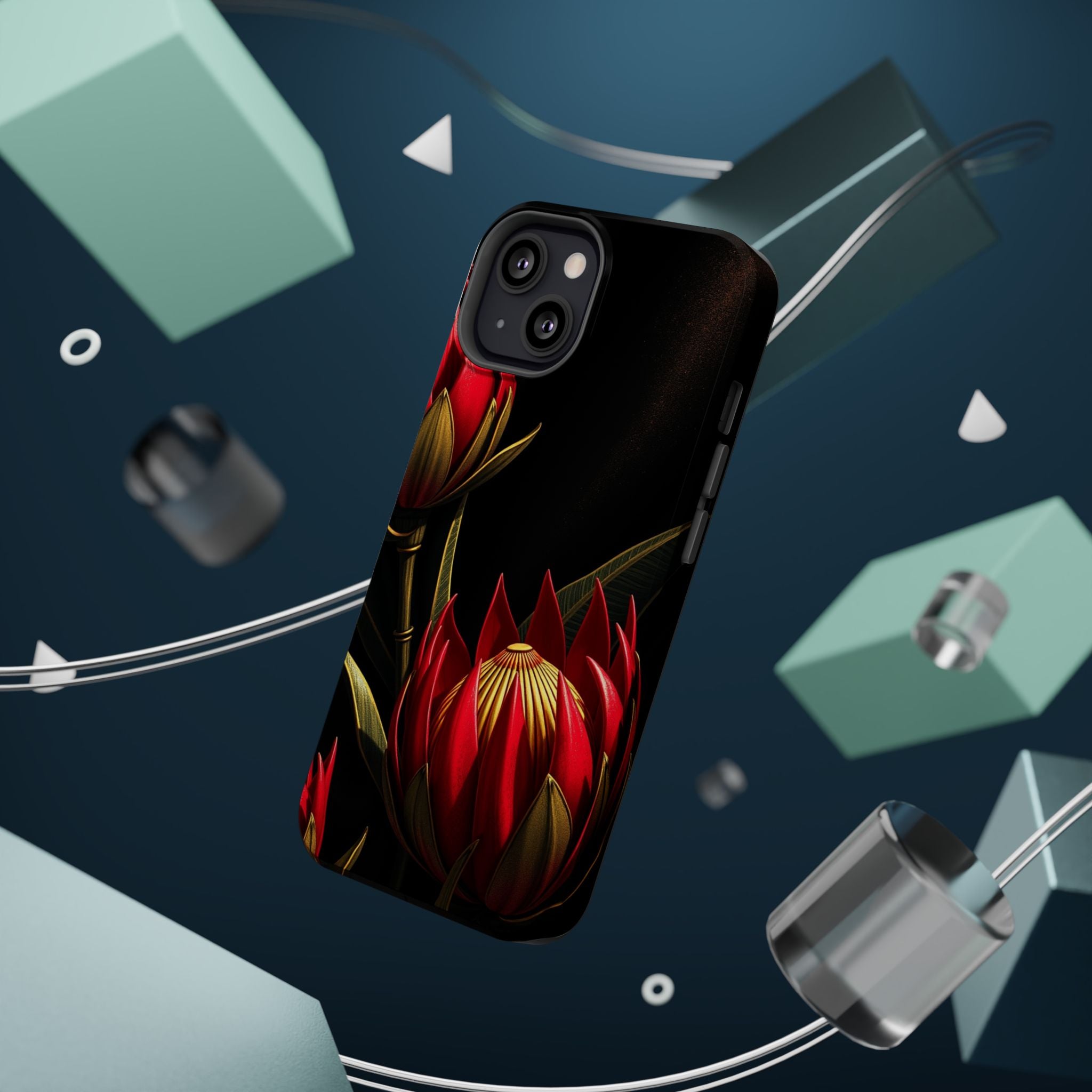 iPhone Protea Bold Gold Foil Luxury Slim Everyday Designer Case · iPhone Case