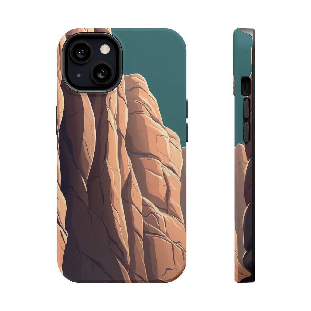 iPhone Canyon Wall Dark Academia Bold Modern Everyday Snap Case · iPhone Case