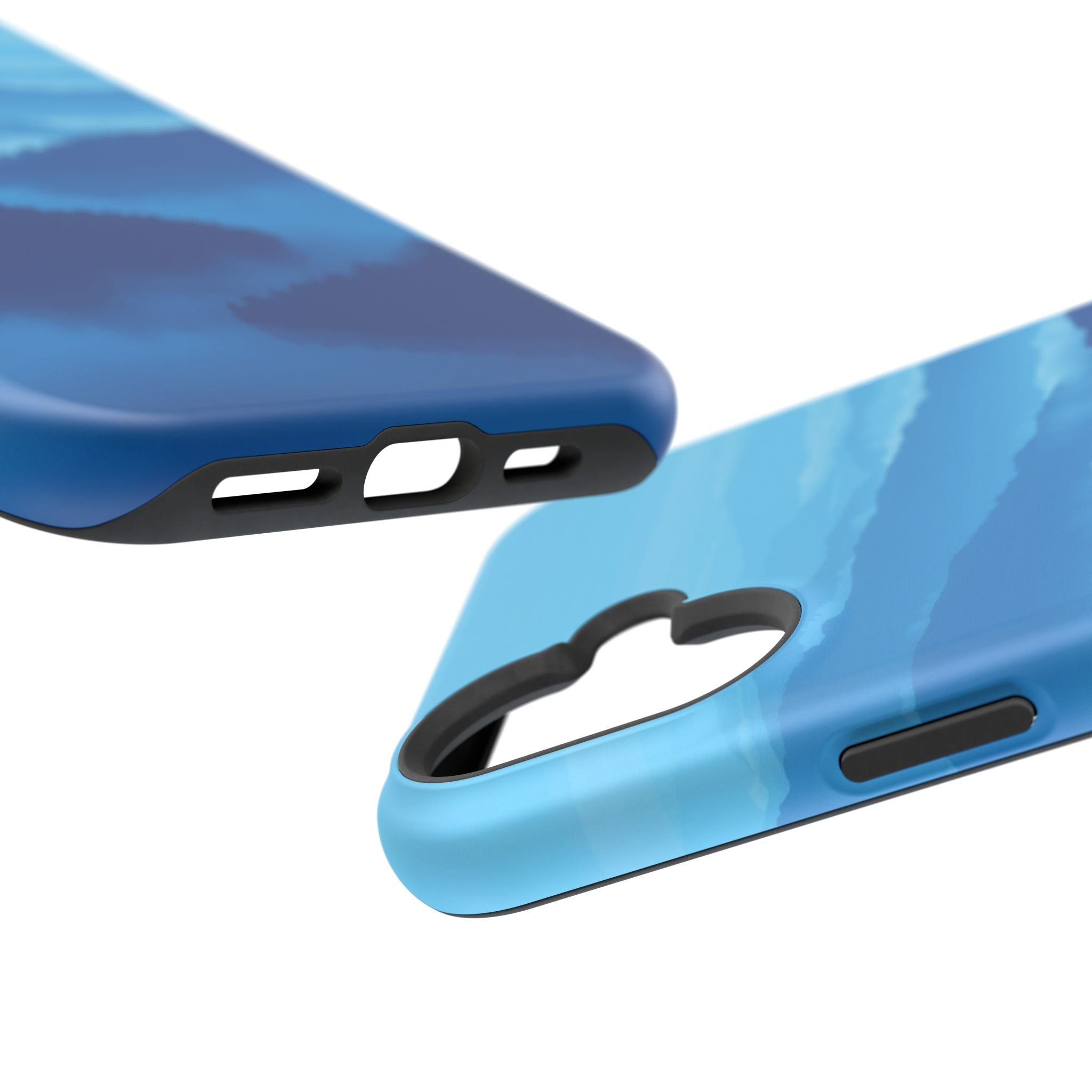 iPhone Fog Rolling Over Hills Pixel Art -Bit Slim iPhone Everyday · iPhone Case