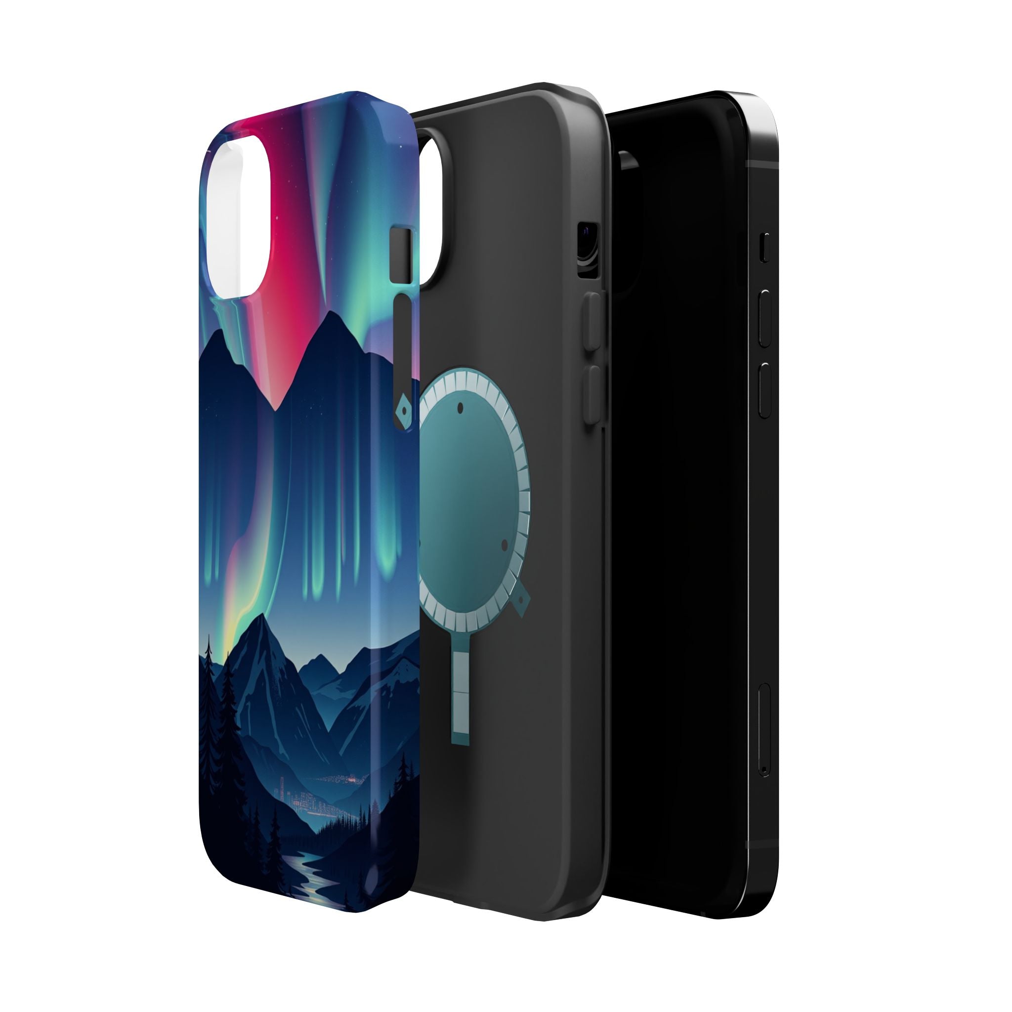 iPhone Dreamy Northern Lights Design Slim Everyday Designer Case · iPhone Case