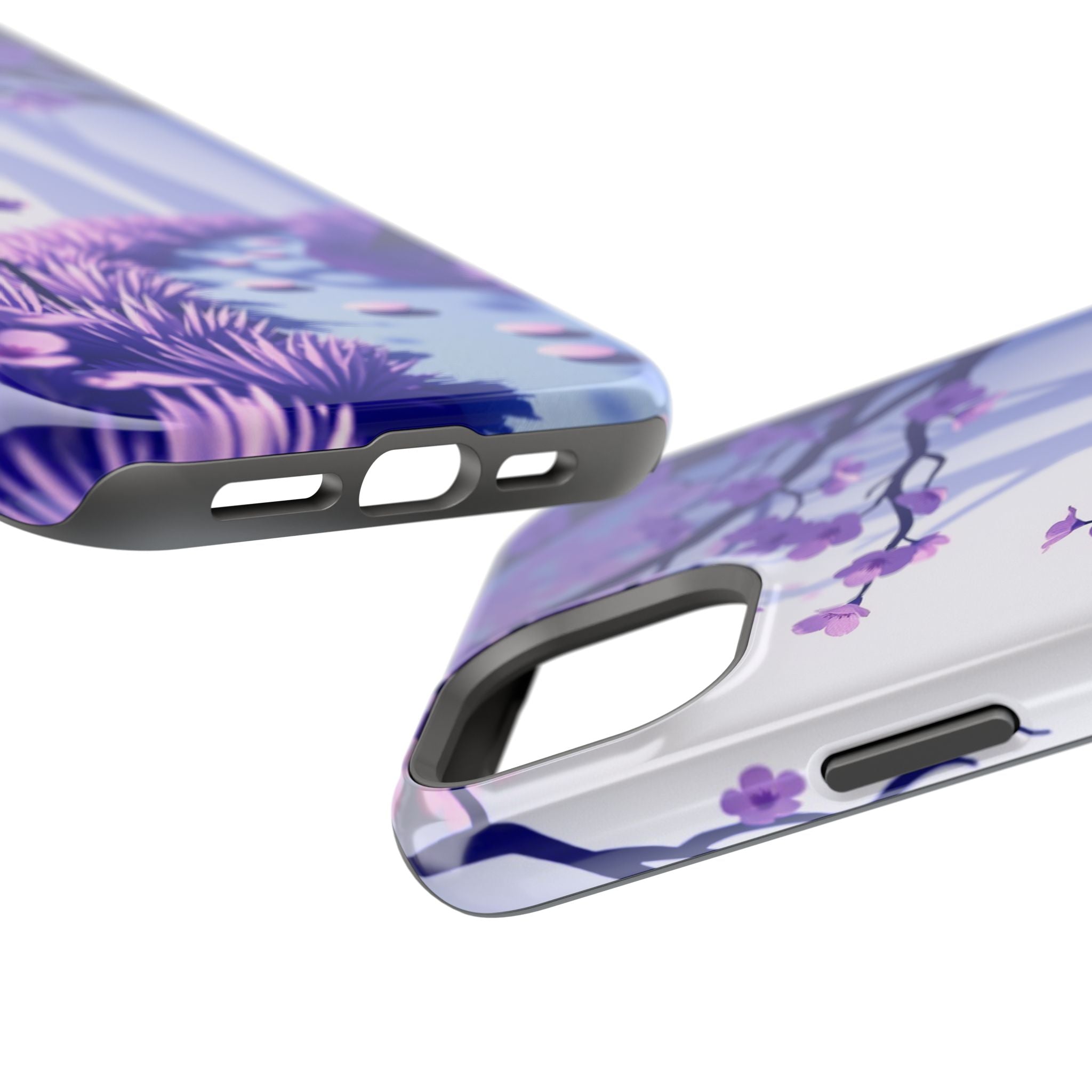 iPhone Blossom Trail Paper Cut Art Bold Modern Everyday Snap Case · iPhone Case