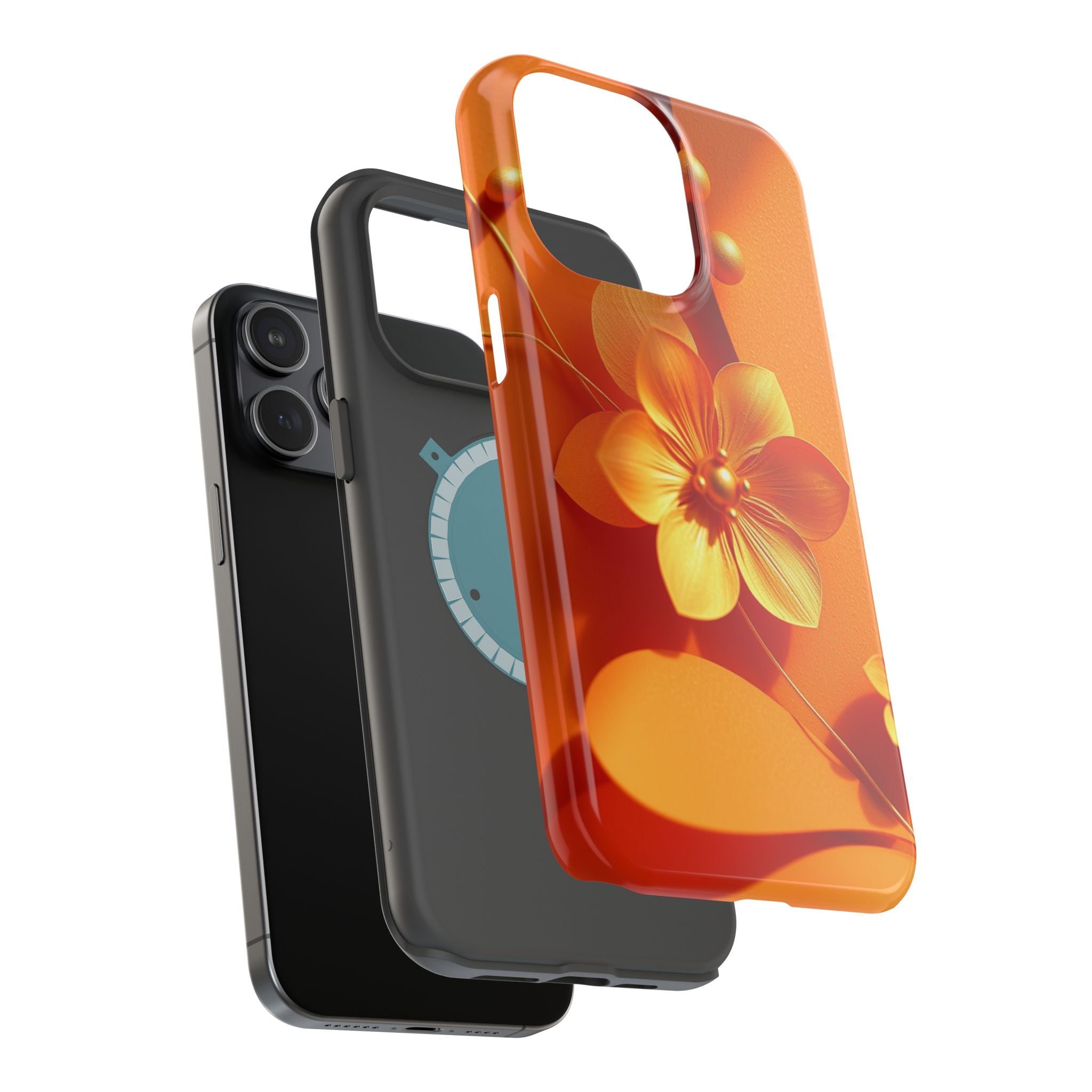 iPhone Floral Geometric Gold Foil Luxury Slim Everyday iPhone Designer · iPhone