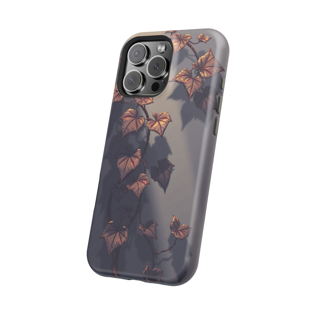 iPhone Charcoal And Copper Art Nouveau Vine Soft iPhone 13 Finish · iPhone Case