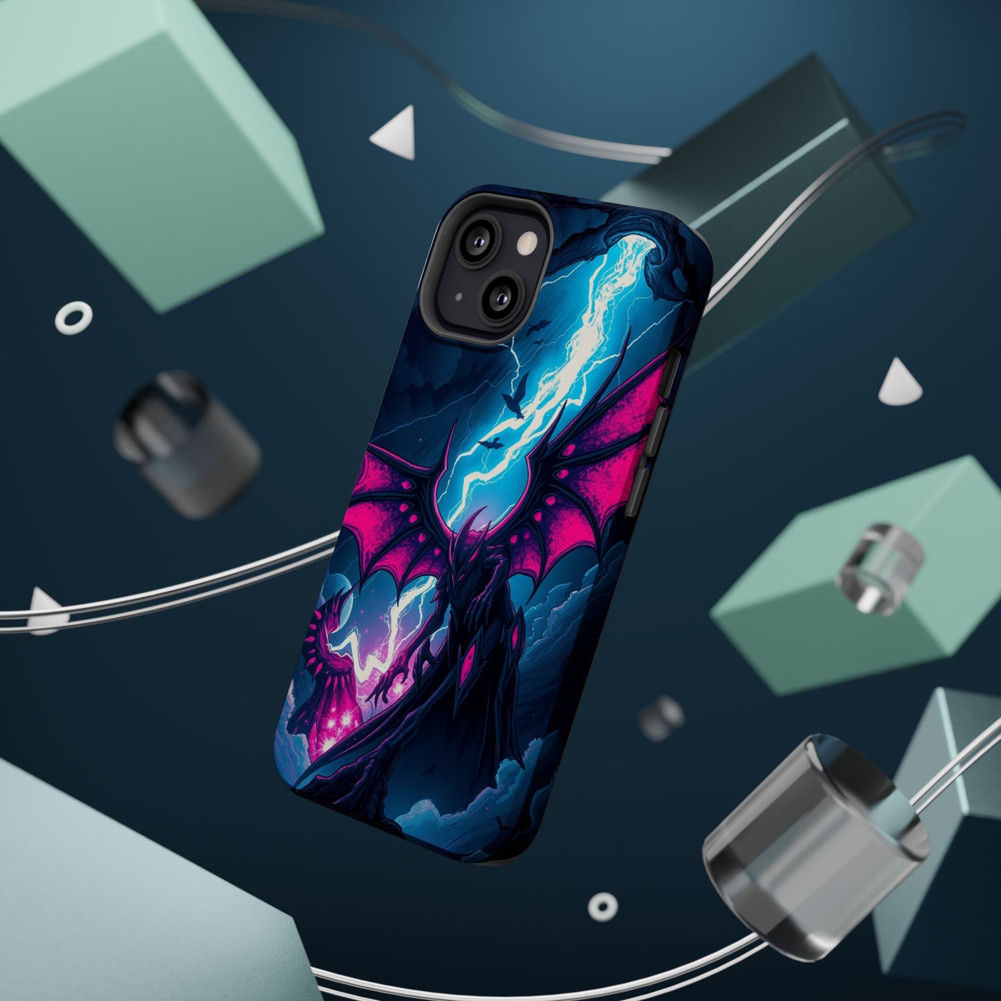 iPhone Radiant Hatching Storm Design Slim Everyday Designer Case · iPhone Case