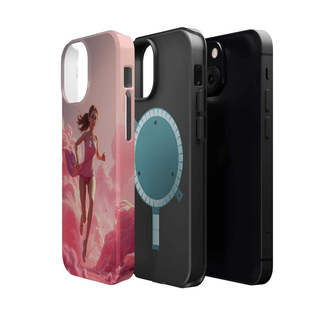 iPhone on Fumes 3D Digital Bold Modern Everyday Snap Case · iPhone Case