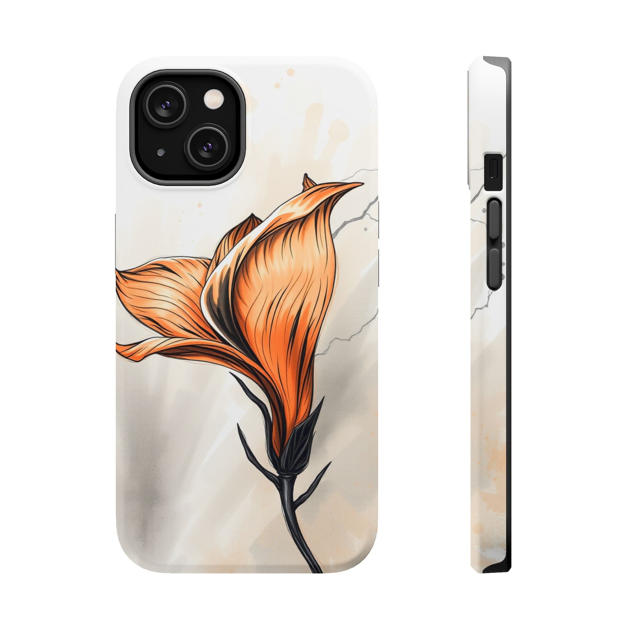 iPhone Dreamy Petal Storm Design Bold Modern Everyday Snap Case · iPhone Case
