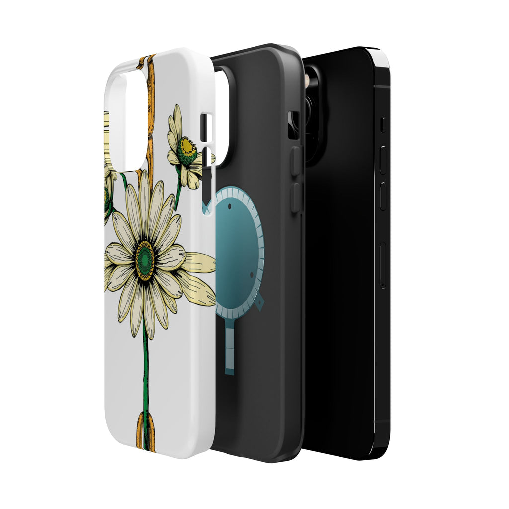 iPhone Daisy Chain Dark Gothic Ink Bold Modern Everyday Snap Case · iPhone Case