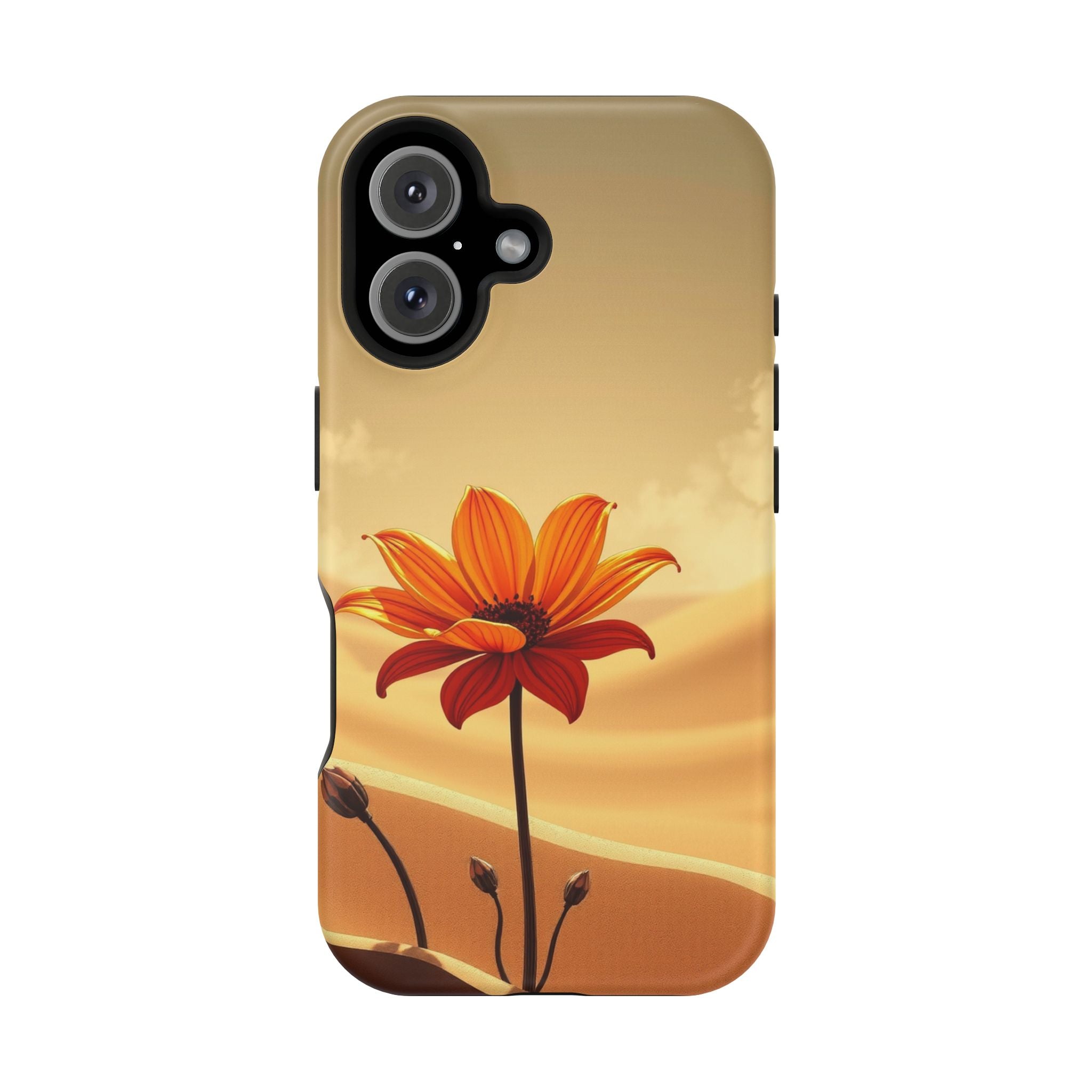 iPhone Neon Floral Dark Gothic Ink Bold Modern Everyday Snap Case · iPhone Case
