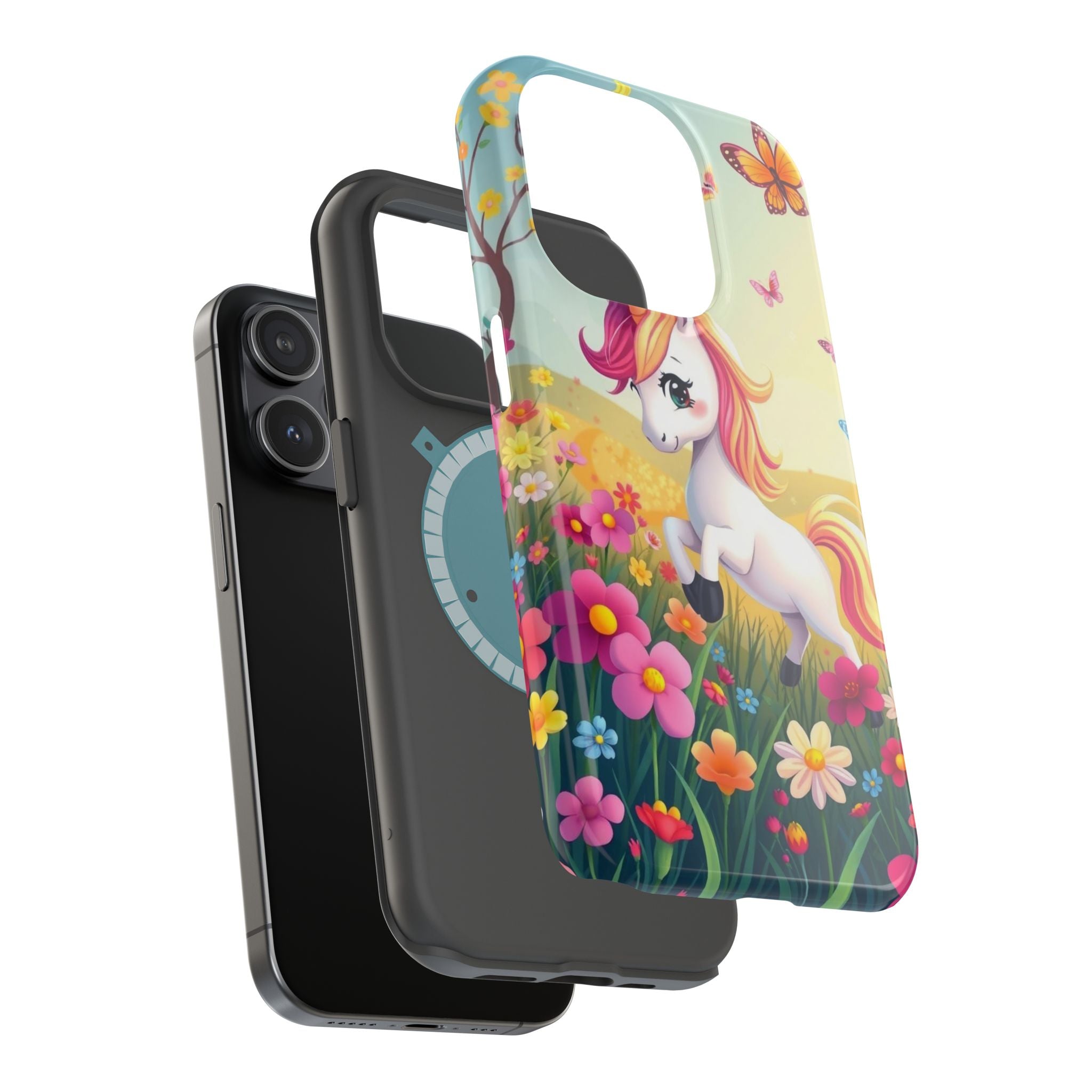 iPhone Magical Meadow Unicorn Kids Fun iPhone Phone Case Gift Slim · iPhone Case