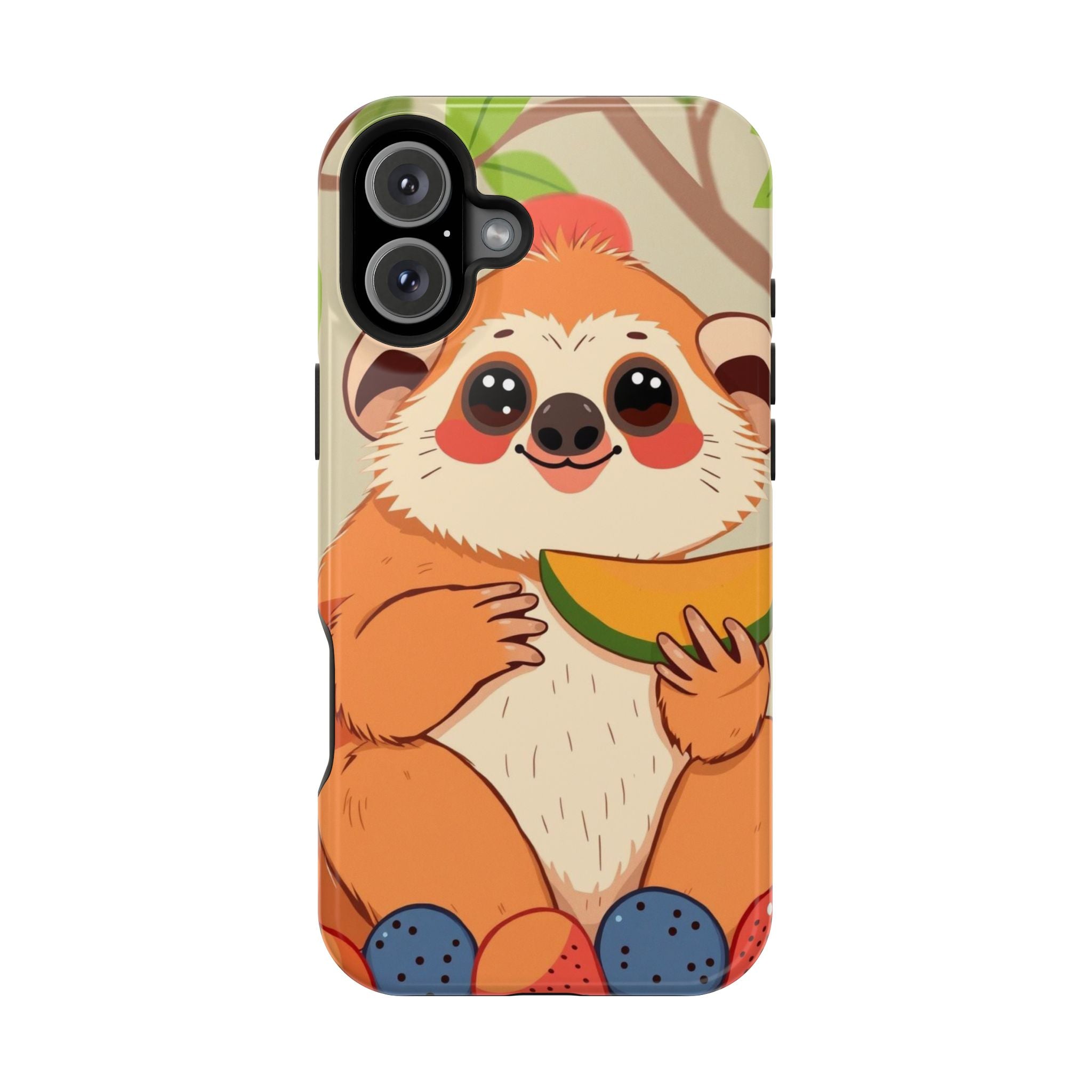 iPhone Slow Loris with Fruit Kids Fun iPhone Phone Case Gift Slim · iPhone Case