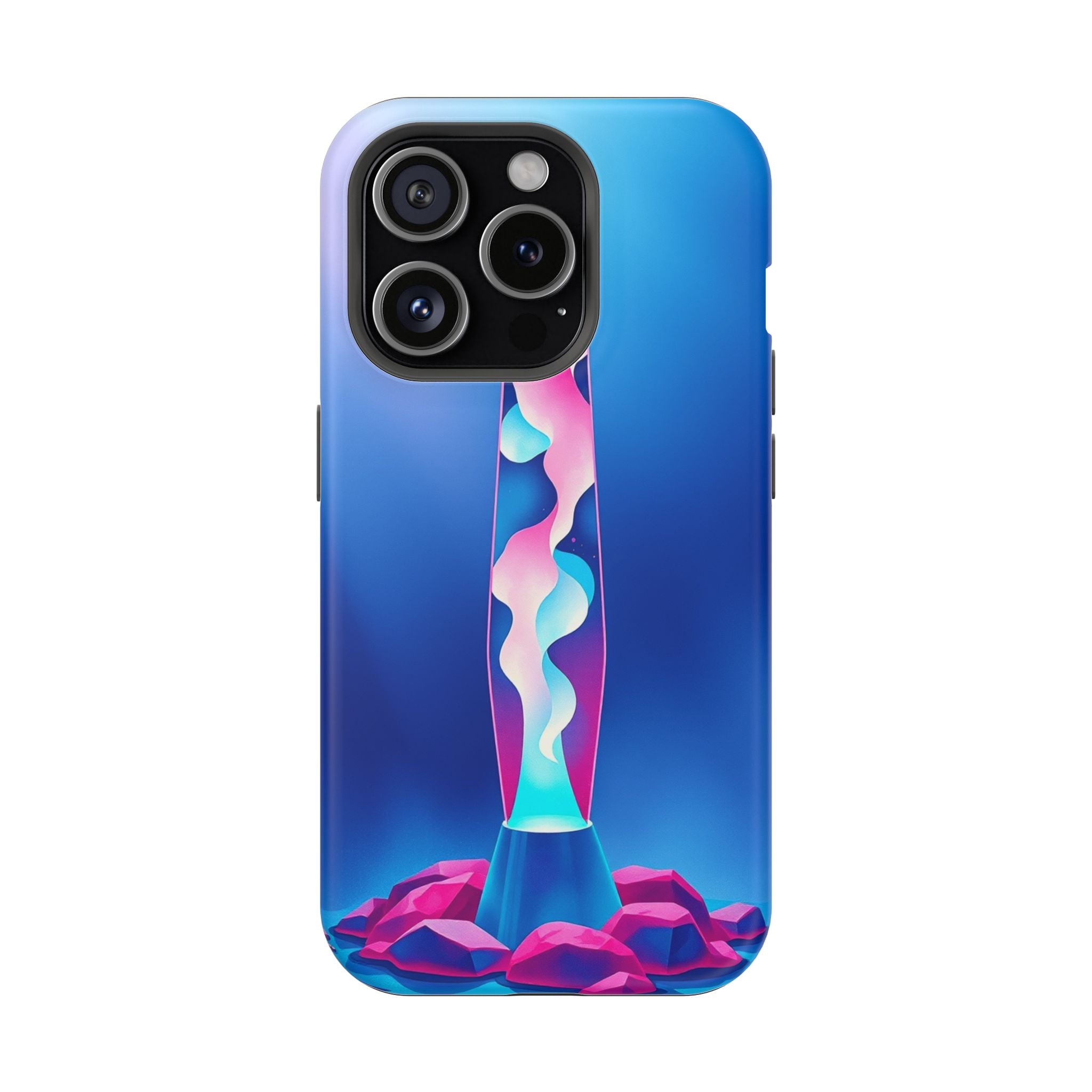 iPhone Cyan And Magenta Lava Lamp Flow Slim Everyday Designer Case · iPhone Case