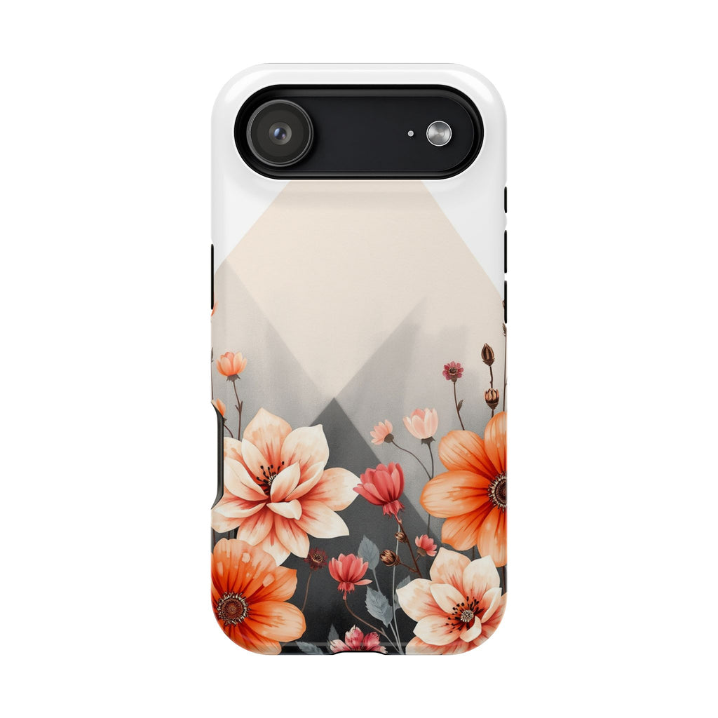 iPhone Floral Geometric Vibrant Design Slim Snap Case · iPhone Case