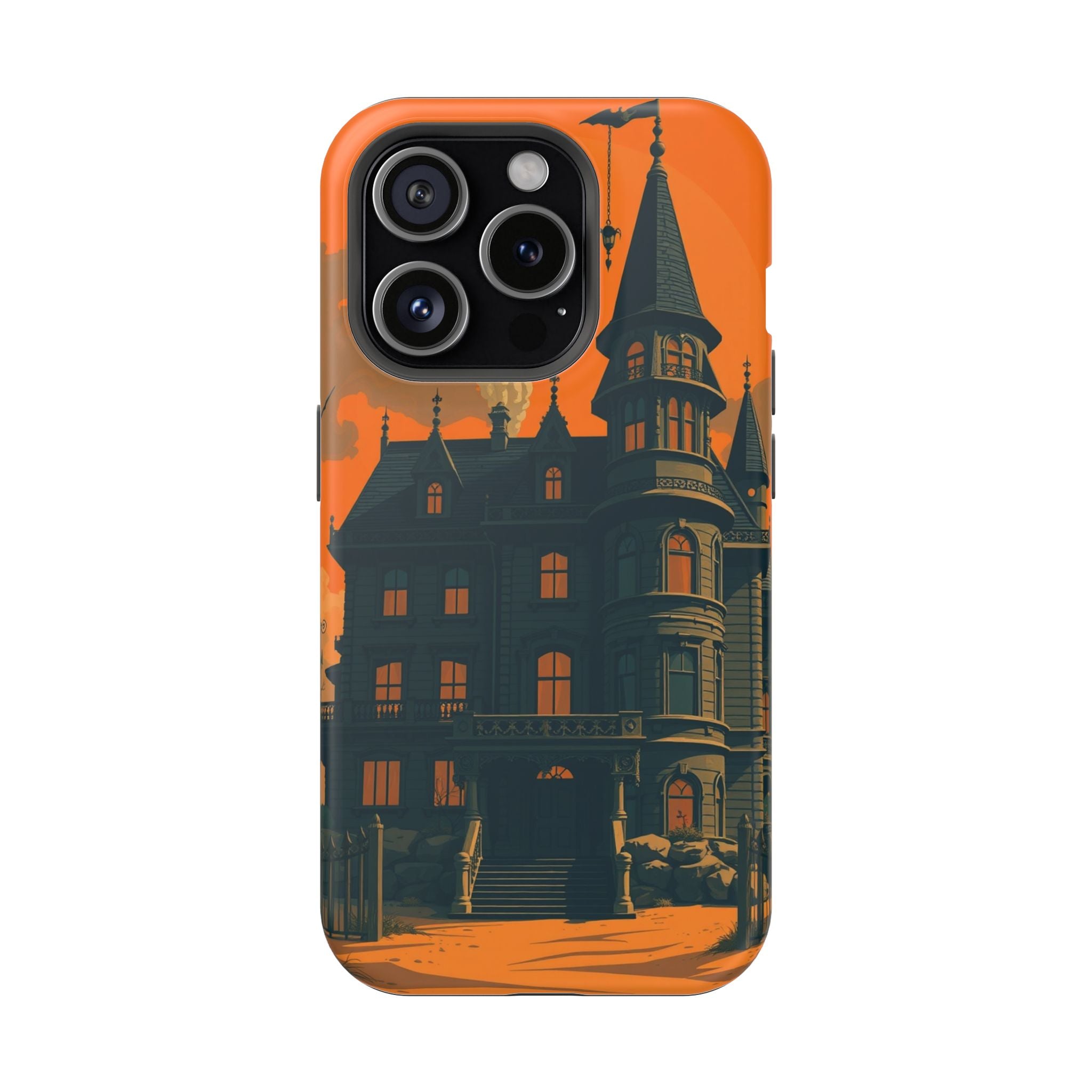 iPhone Vibrant Haunted Mansion Design Slim Everyday Designer Case · iPhone Case