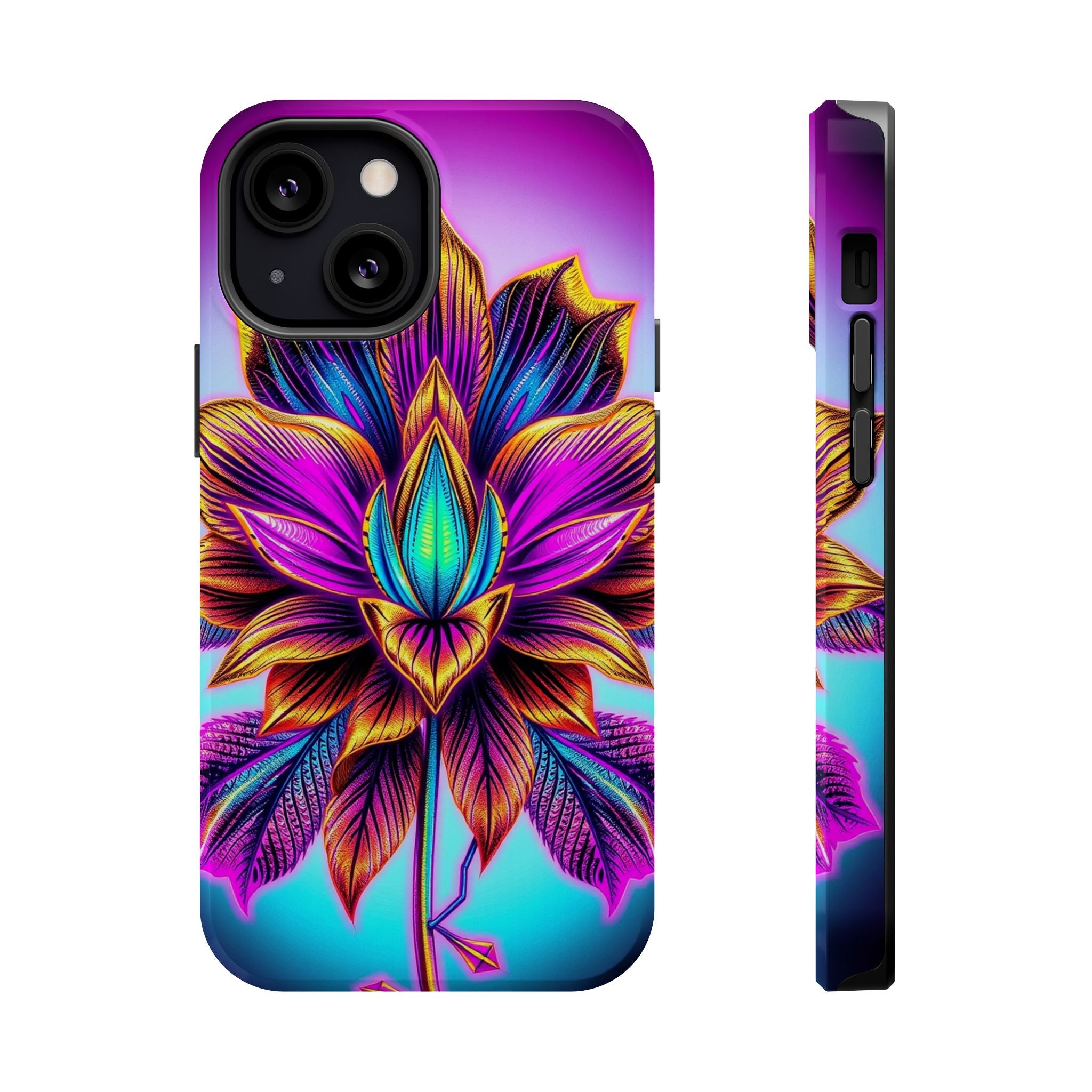 iPhone Floral Gold Foil Mystic Art Bold Modern Everyday Snap Case · iPhone Case