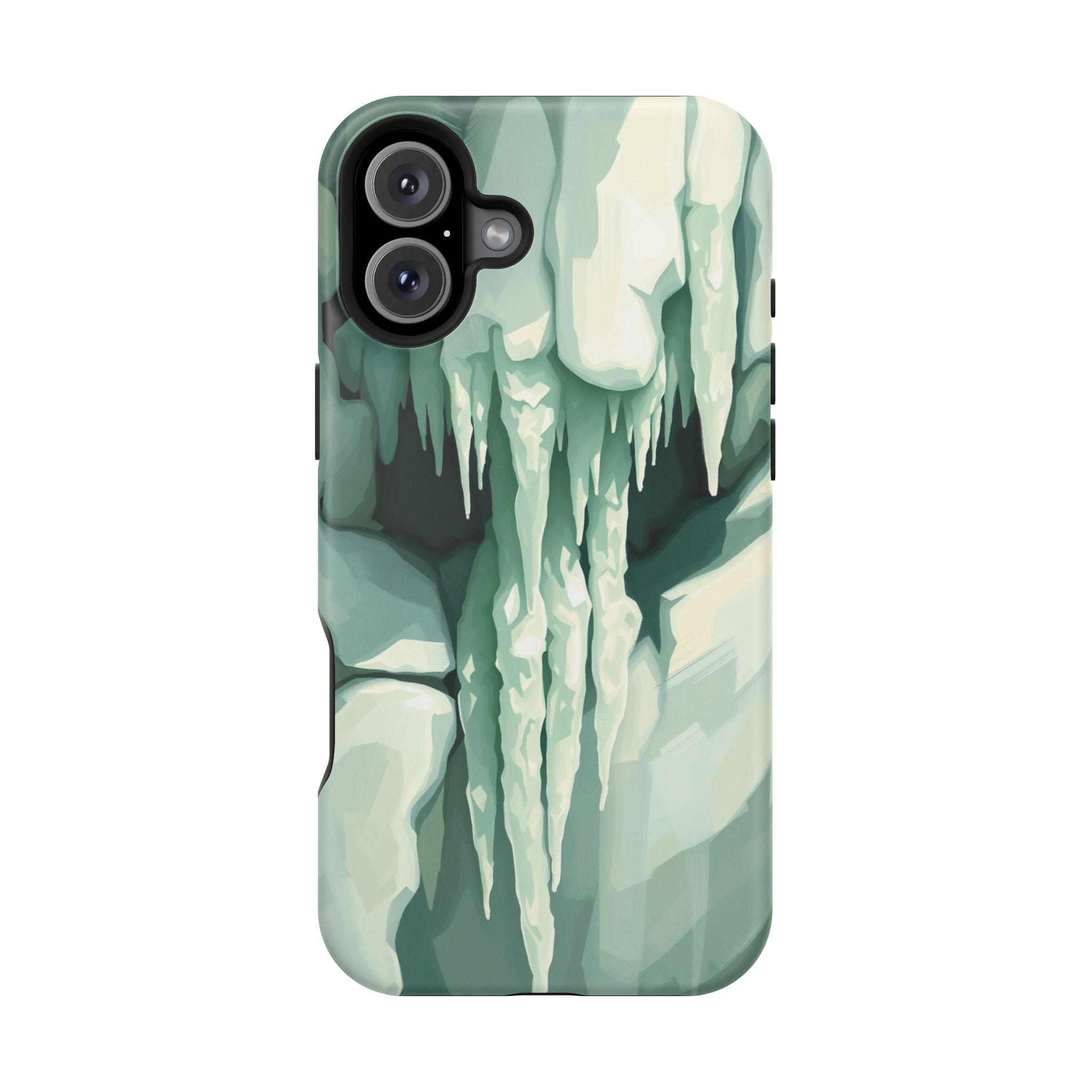 iPhone Earthy Icicle Formation Design Slim Everyday Designer Case · iPhone Case