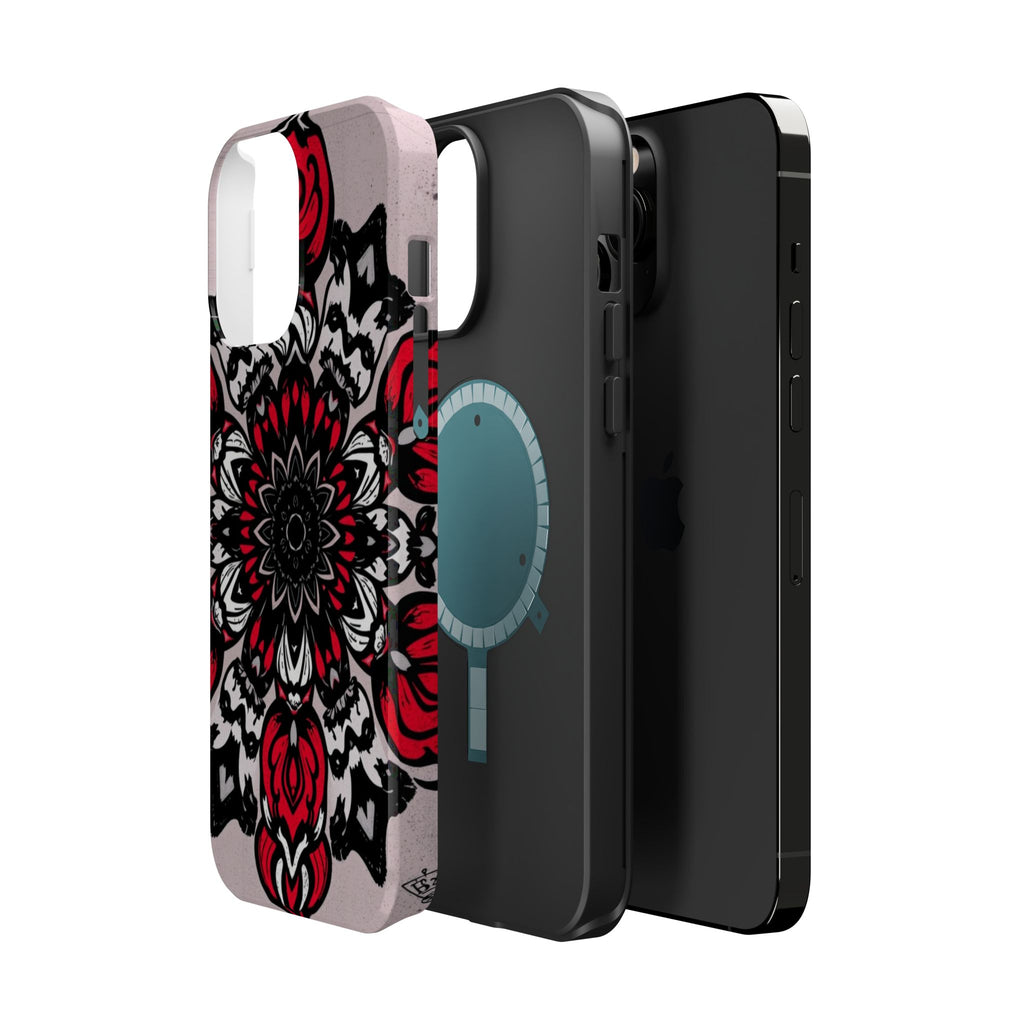 iPhone Floral Mandala Bold Art Slim Everyday Designer Case · iPhone Case