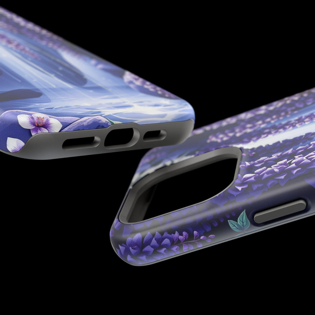 iPhone Wisteria Cascade Serene Design Slim Snap Case Ga · iPhone Case