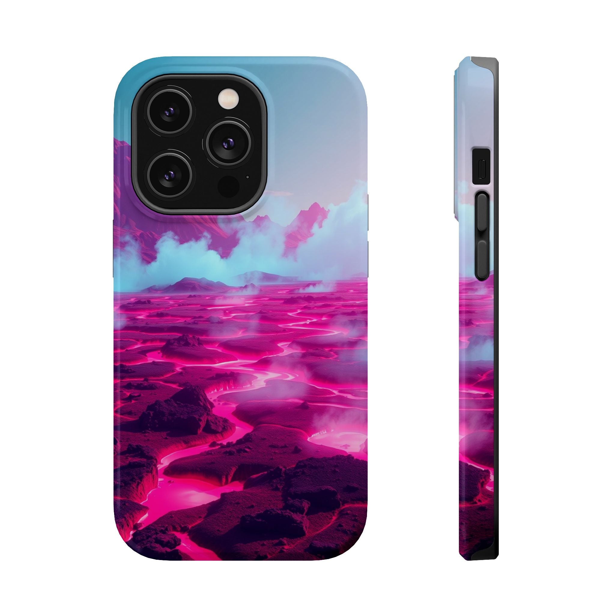 iPhone Lava Field Bold Art 17 Slim Everyday Designer Case · iPhone Case