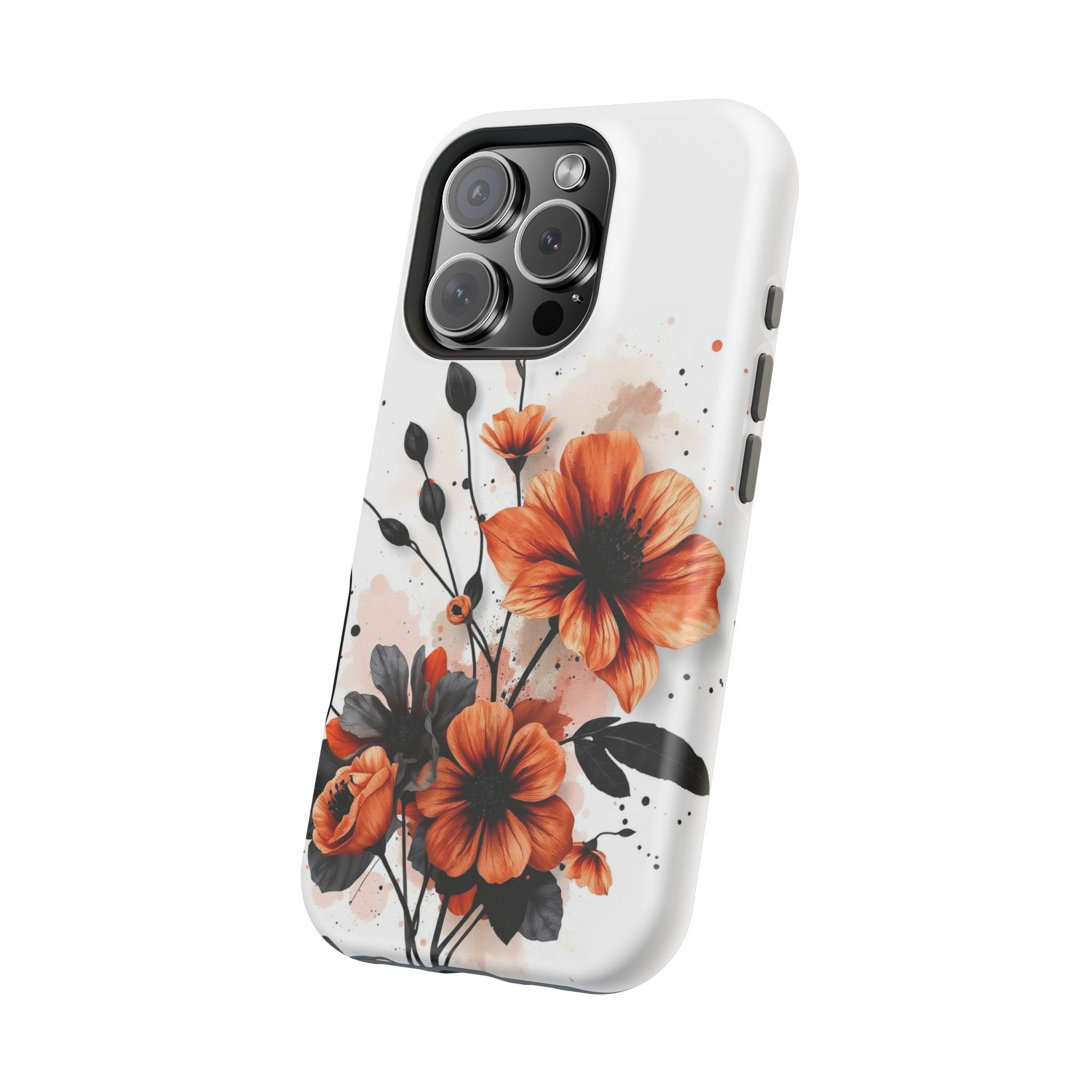 iPhone Floral Watercolor Splash 3D Digital Slim iPhone Everyday · iPhone Case