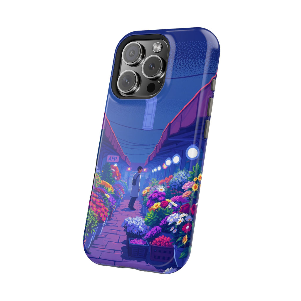 iPhone Flower Market Electric Art Bold Modern Everyday Snap Case · iPhone Case