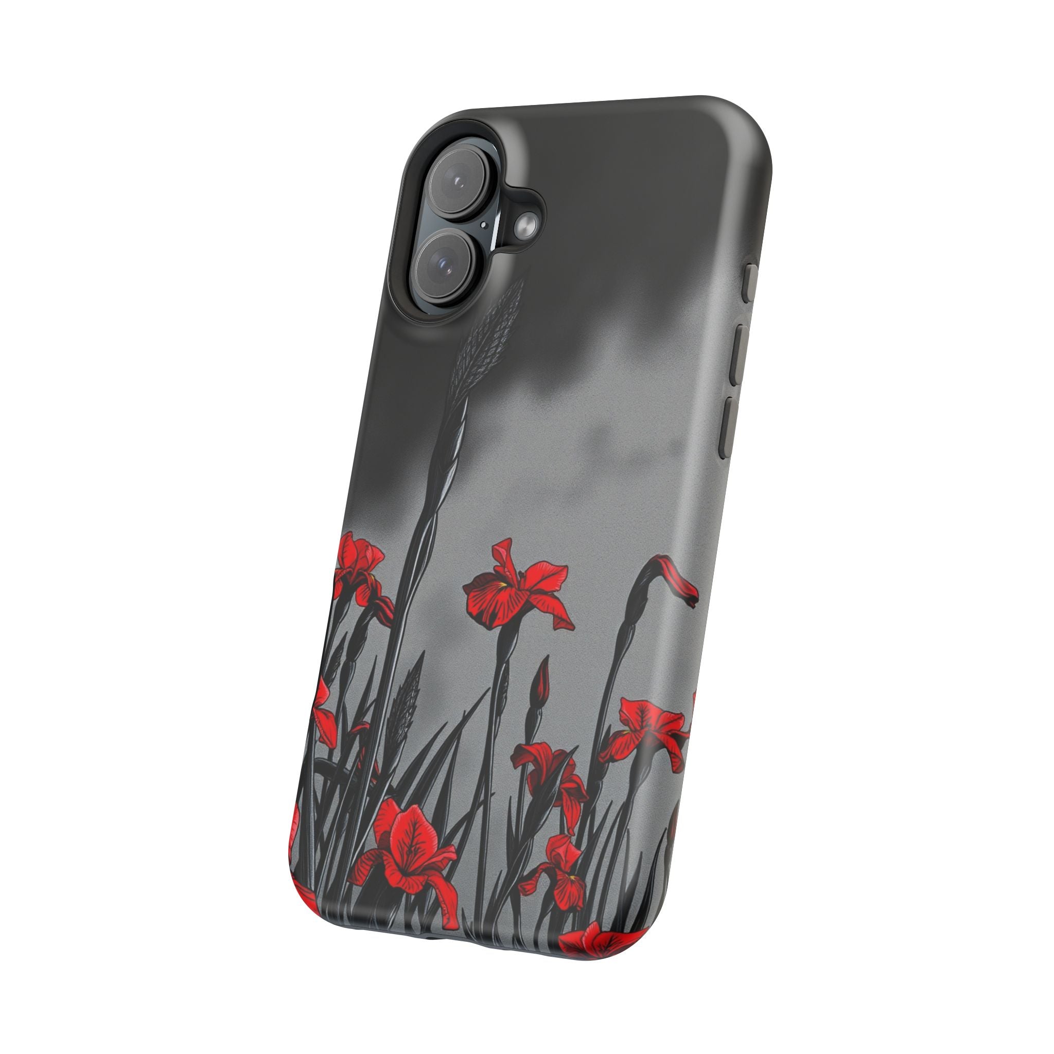 iPhone Iris Garden Cinematic Art Soft Finish Everyday Cas Slim Snap Case · iPhon