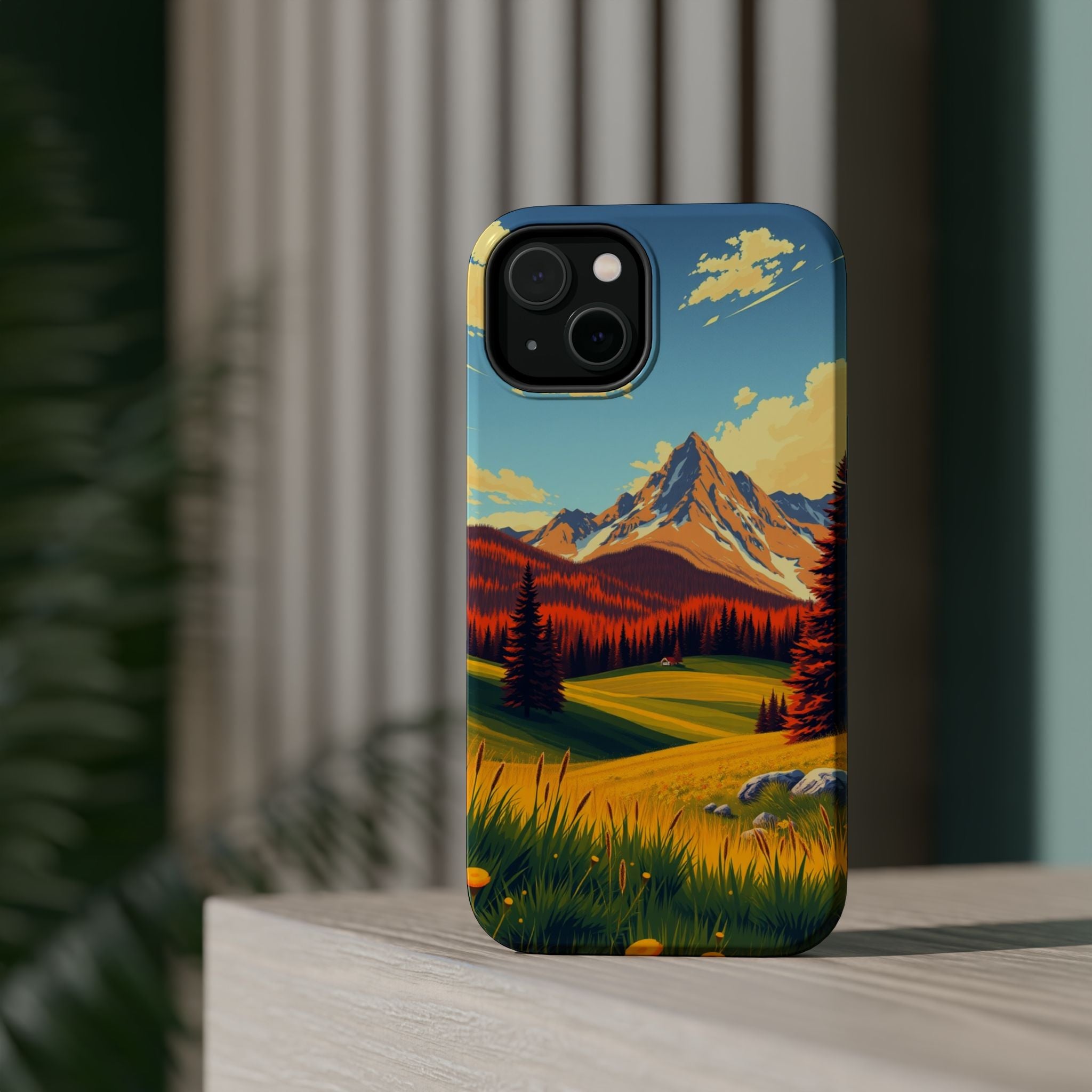 iPhone Radiant Alpine Meadow Design Slim Everyday Designer Case · iPhone Case