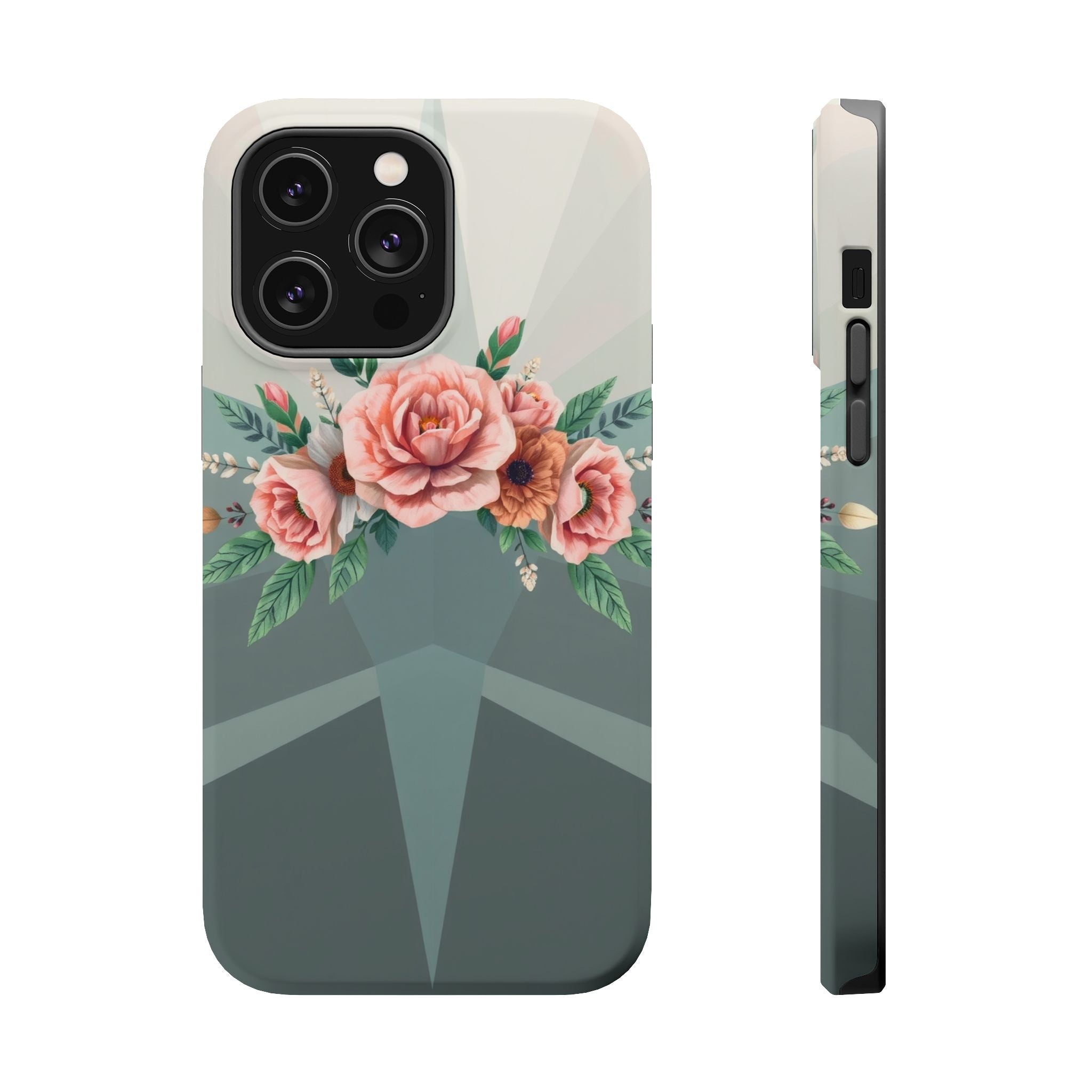 iPhone Floral Crown Abstract Geometric Slim Everyday Designer Case · iPhone Case
