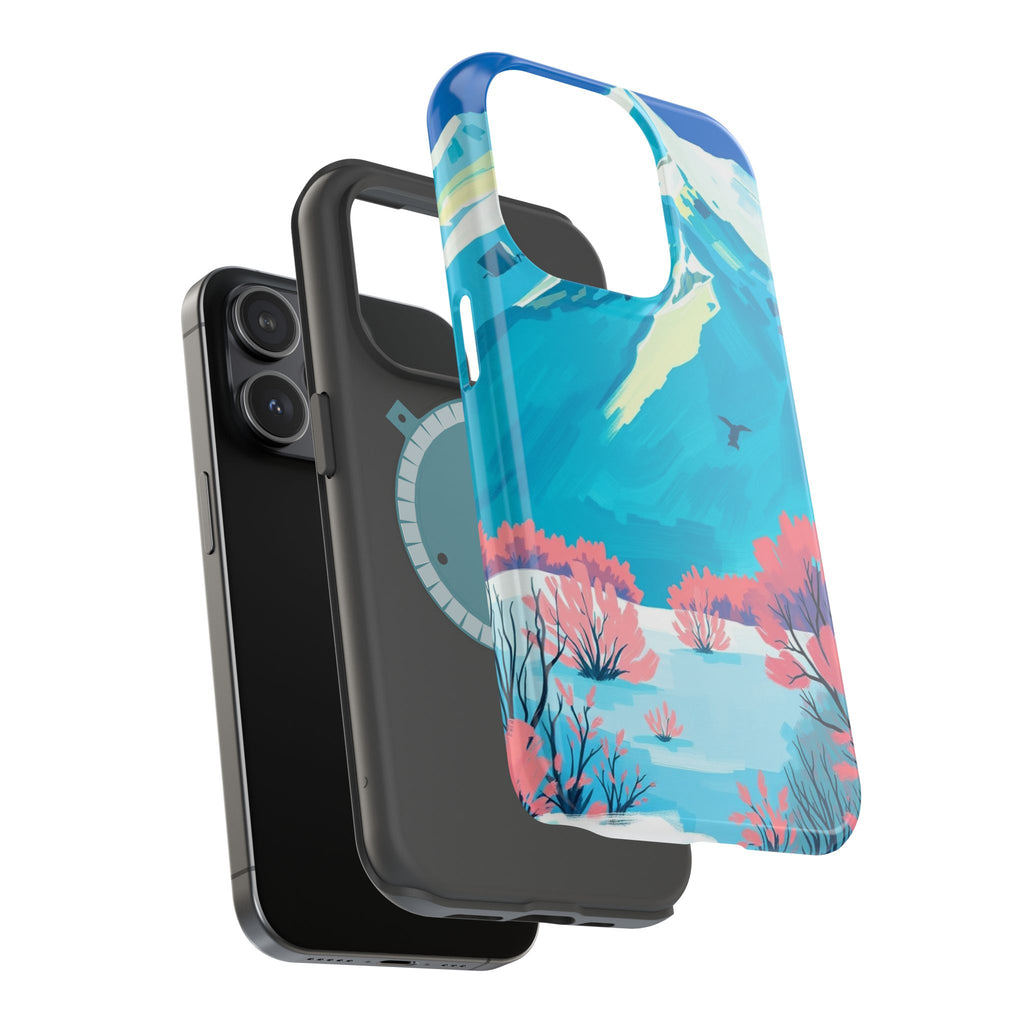 iPhone Snow Field Electric Art Slim Everyday Designer Case · iPhone Case