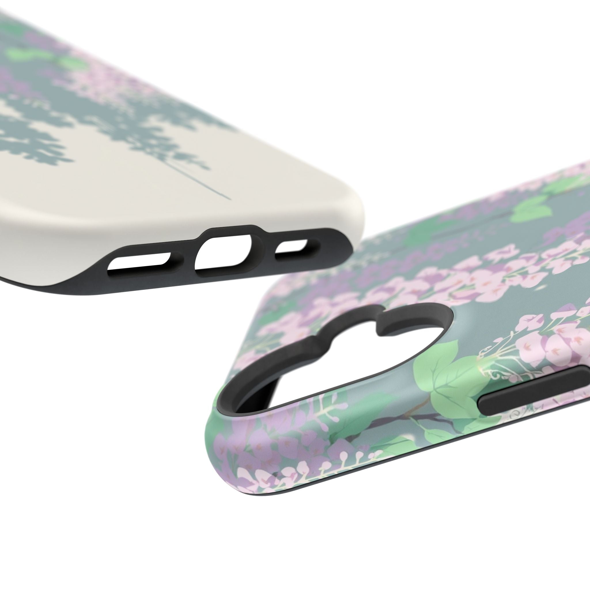 iPhone Dreamy Wisteria Cascade Design Slim Everyday Designer Case · iPhone Case